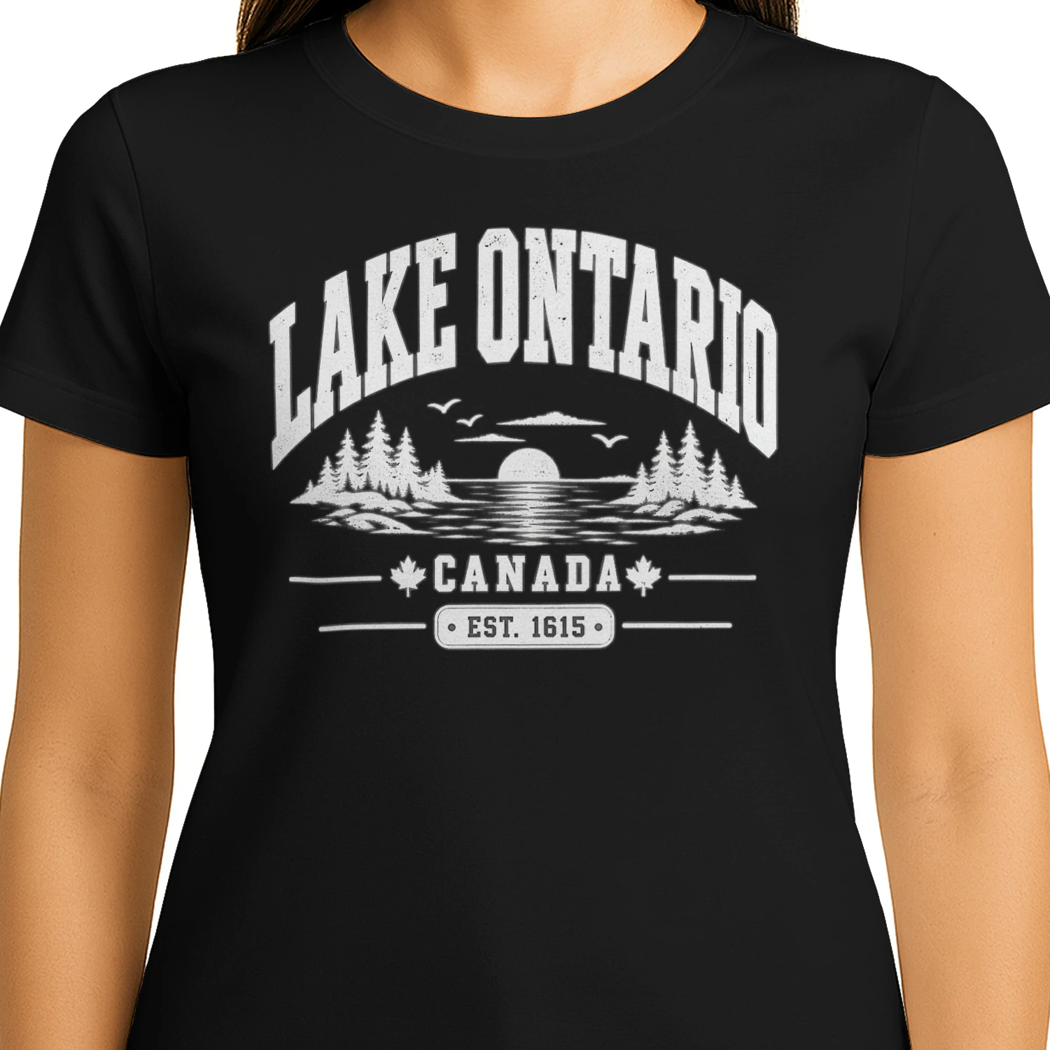Lake Ontario Canada Shirt 🍁 Vintage Great Lakes Tee, Canadian Pride Apparel, Ontario Travel Souvenir, Lake Life Outdoor Shirt - Get Yours!