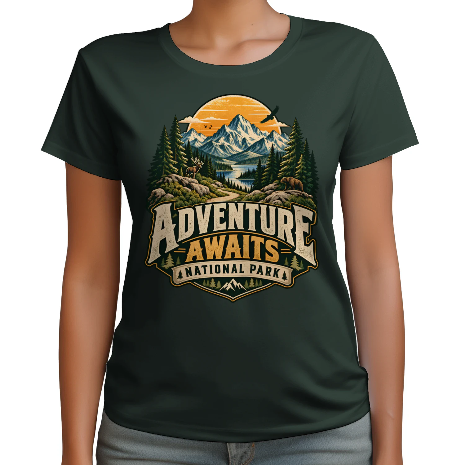 🏔️ National Park Adventure Shirt | Vintage Hiking Wilderness Outdoor Tee