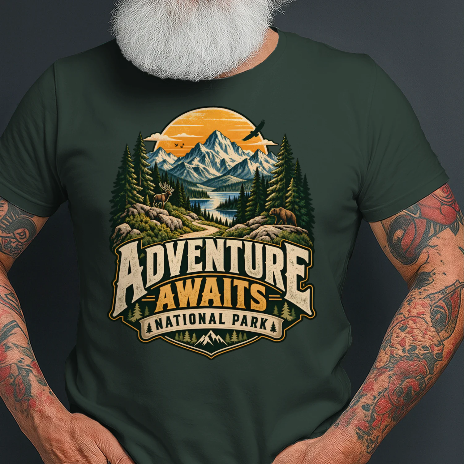 🏔️ National Park Adventure Shirt | Vintage Hiking Wilderness Outdoor Tee