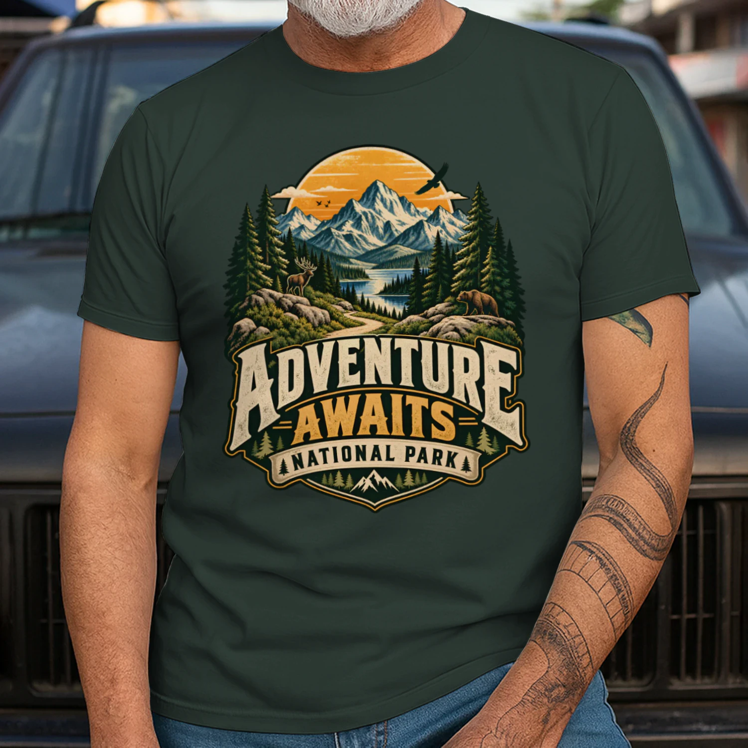 🏔️ National Park Adventure Shirt | Vintage Hiking Wilderness Outdoor Tee