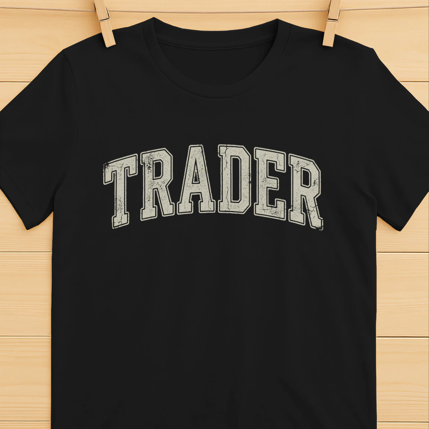 TraderVintage Trader Shirt Retro Varsity Style Day Trading