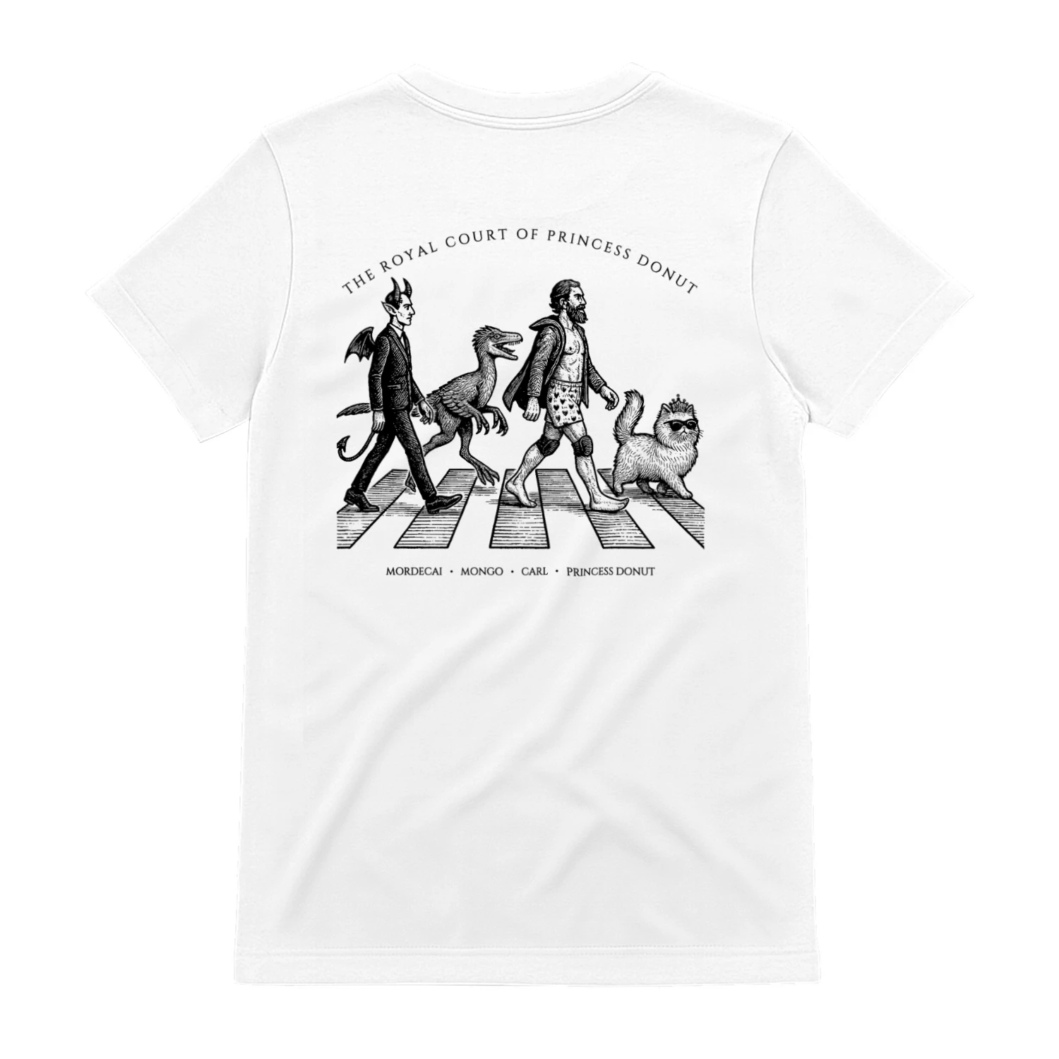 The Royal Court of Princess Donut — Abbey Road Unisex T-Shirt