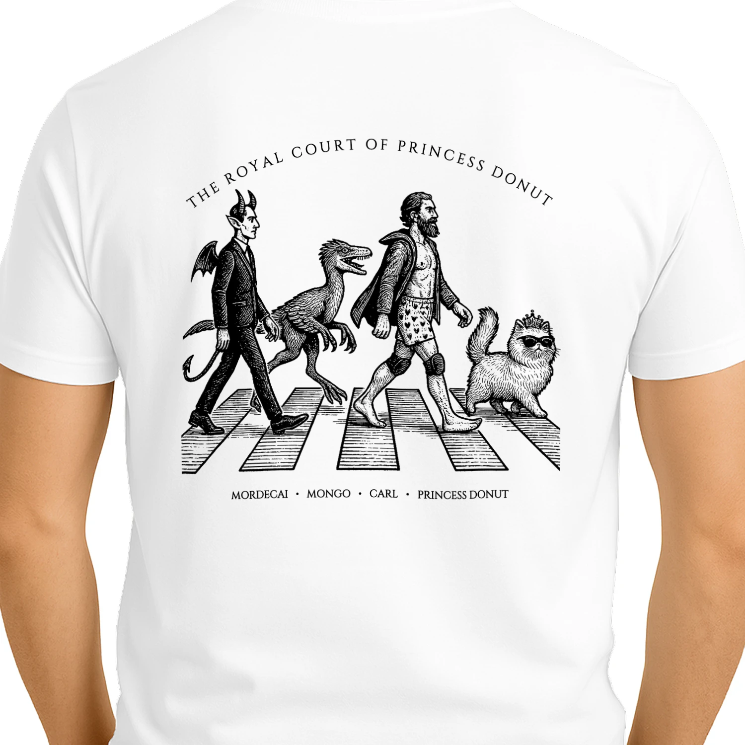 The Royal Court of Princess Donut — Abbey Road Unisex T-Shirt