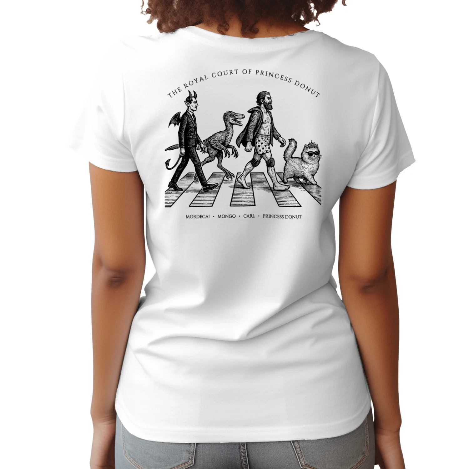 The Royal Court of Princess Donut — Abbey Road Unisex T-Shirt