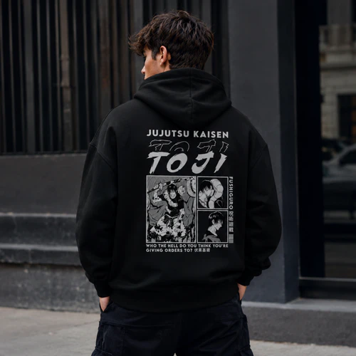 Toji Fushiguro Hoodie – Jujutsu Kaisen Anime Streetwear | Dark Manga Aesthetic Hoodie