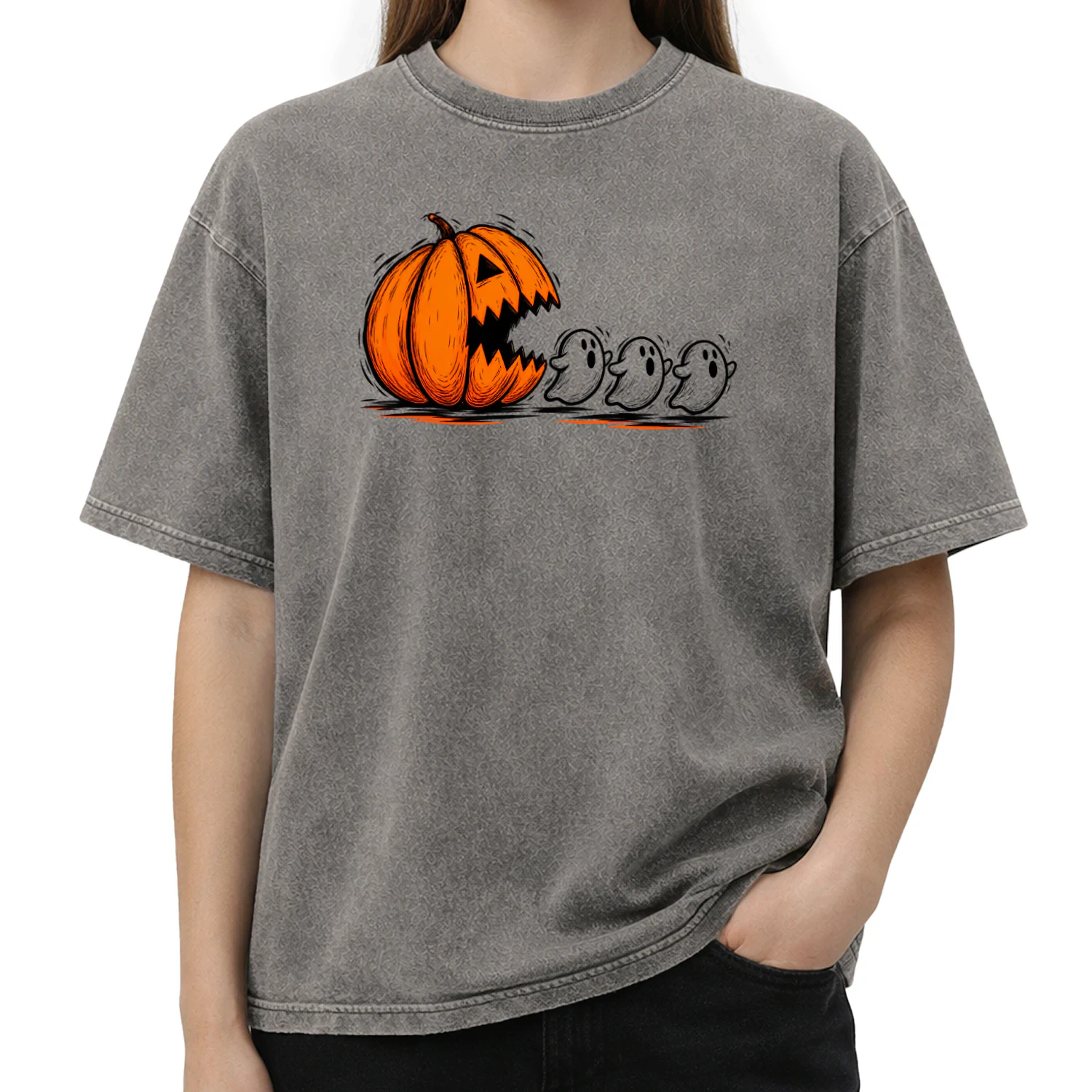 Halloween Shirt Design, Spooky Halloween Graphic Tee, Halloween Ghost Shirt, Cute Scary Halloween Outfit, Fall Halloween Apparel