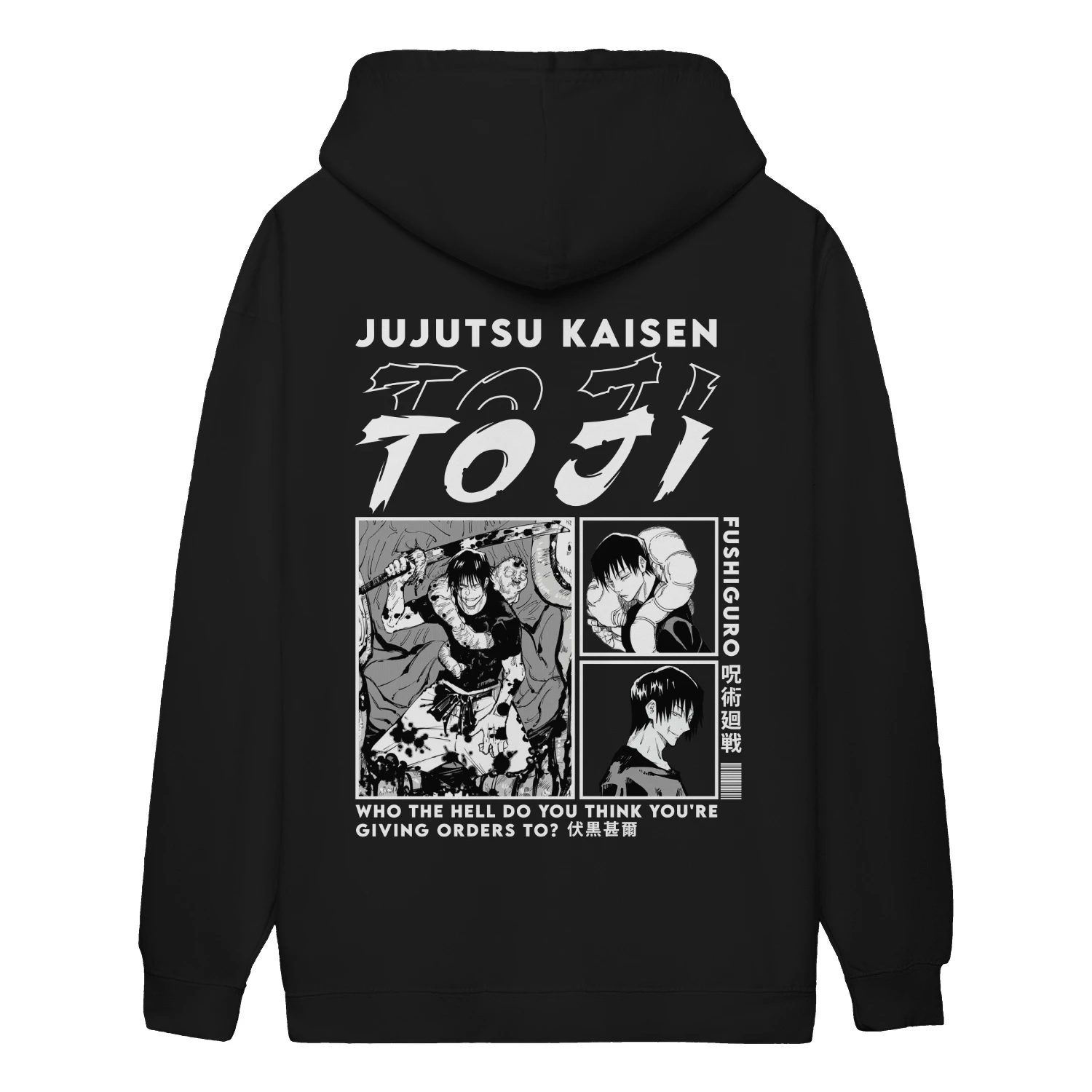 Toji Fushiguro Hoodie – Jujutsu Kaisen Anime Streetwear | Dark Manga Aesthetic Hoodie