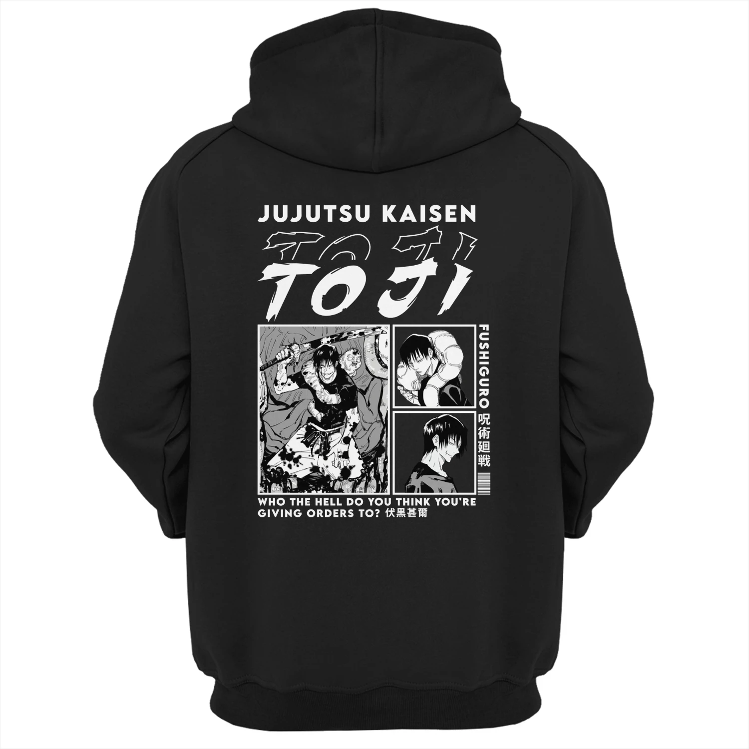 Toji Fushiguro Hoodie – Jujutsu Kaisen Anime Streetwear | Dark Manga Aesthetic Hoodie