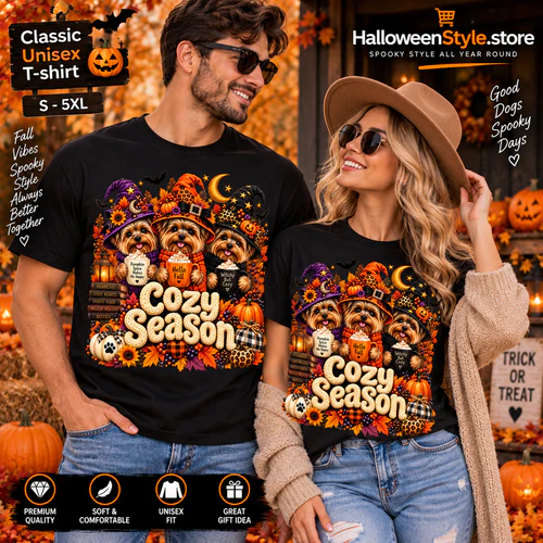 Cozy Season – Spooky Autumn Halloween Dogs