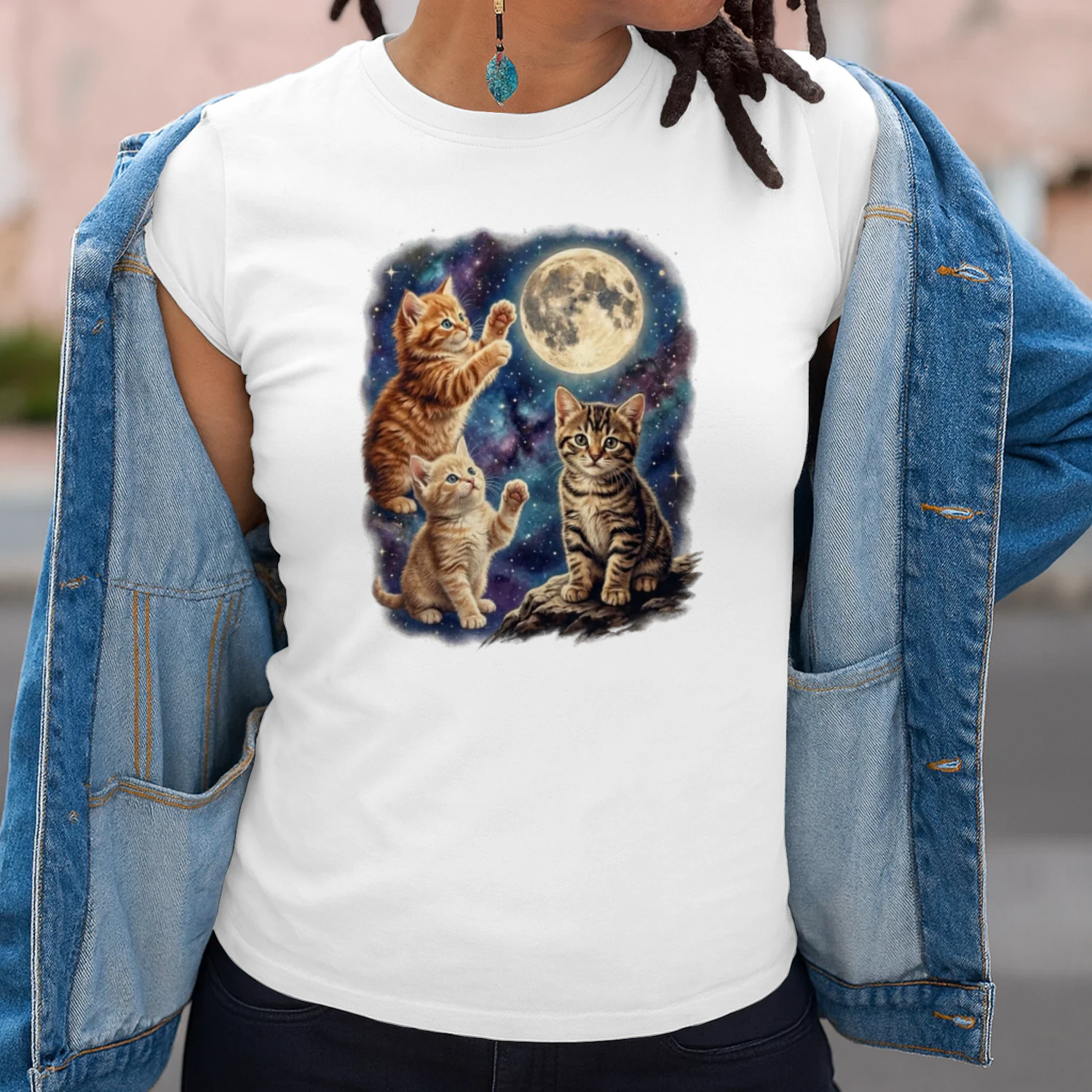 Vintage Kat Maan Meme T-shirt