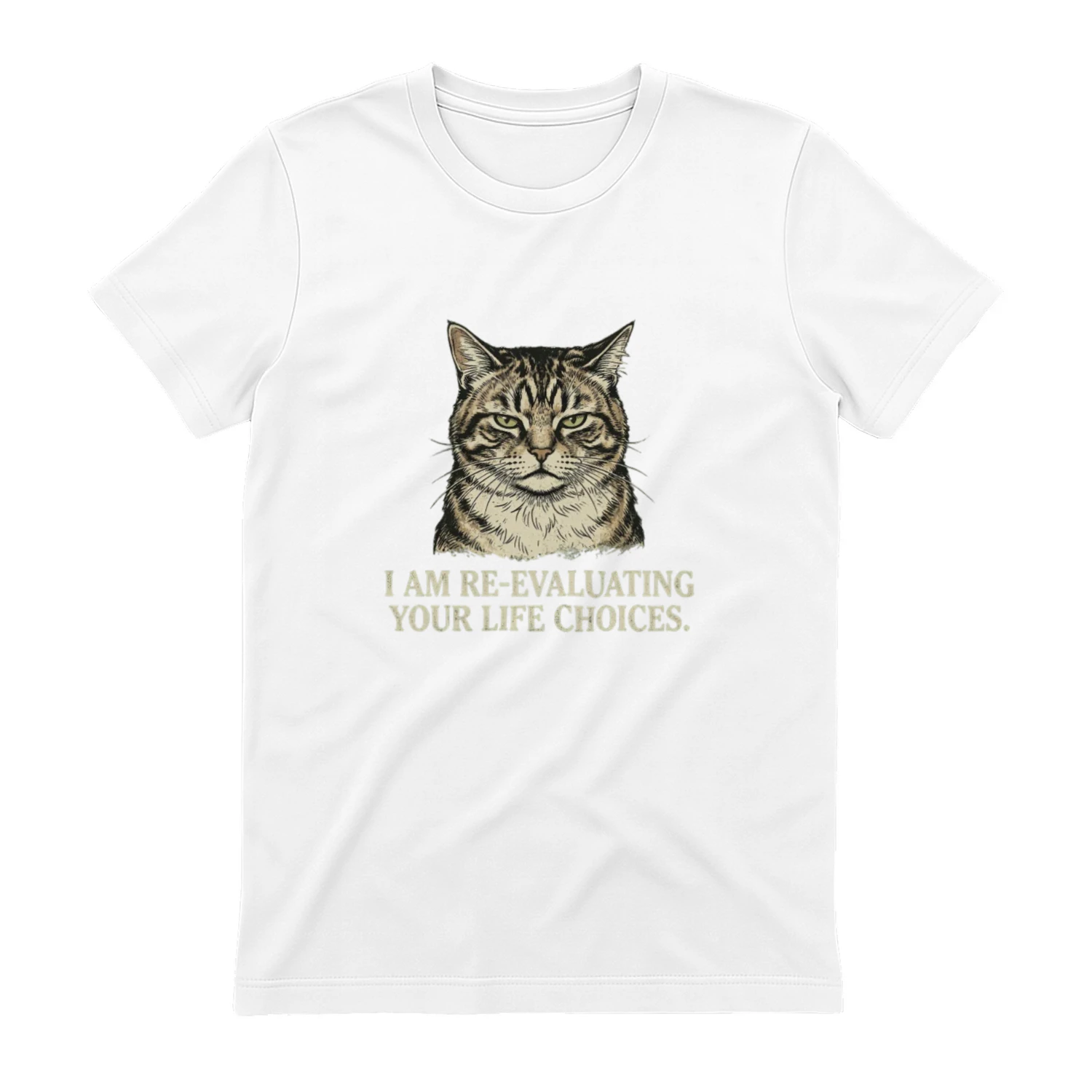 Funny Cat Meme T-Shirt — Humorous Cat Graphic Tee