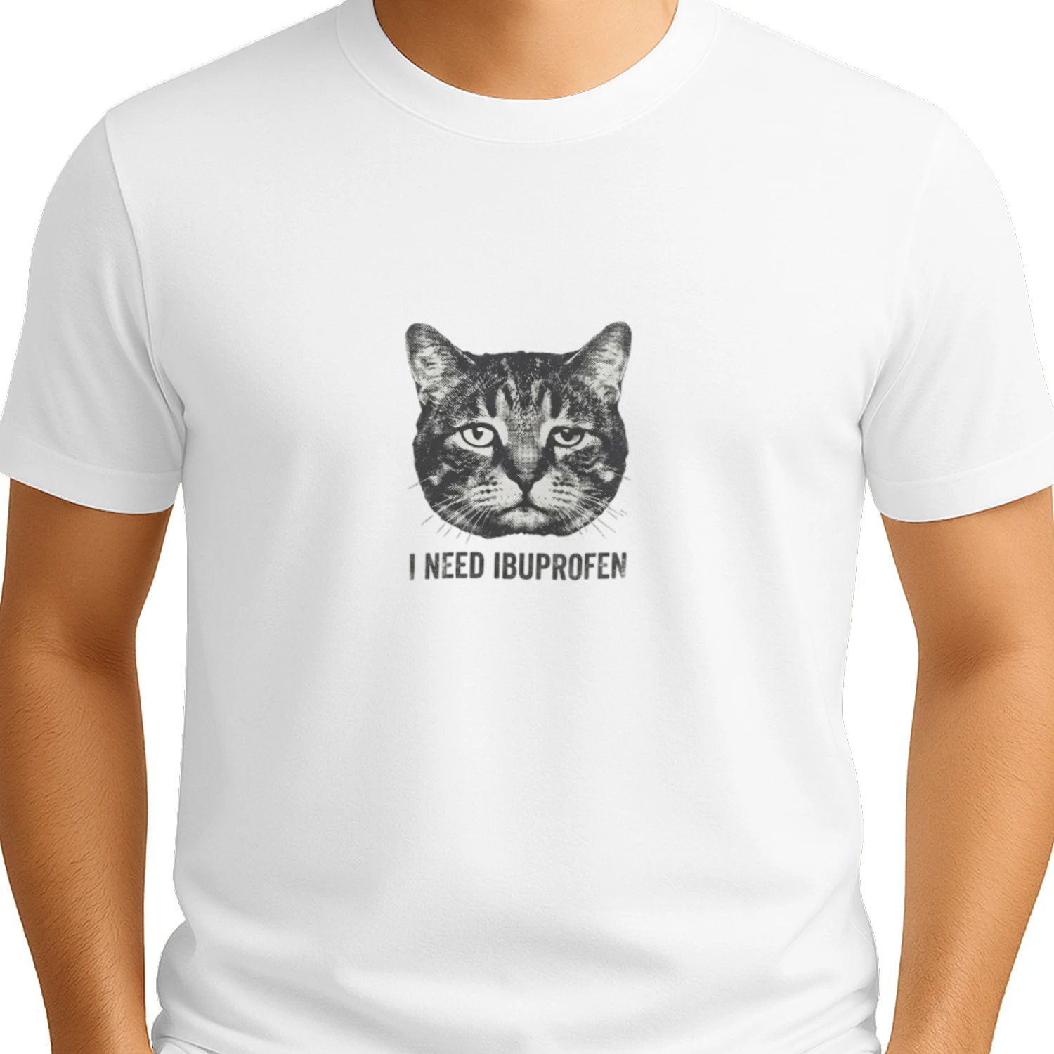 Cute Cat Graphic T-Shirt — Cat Lover Tee