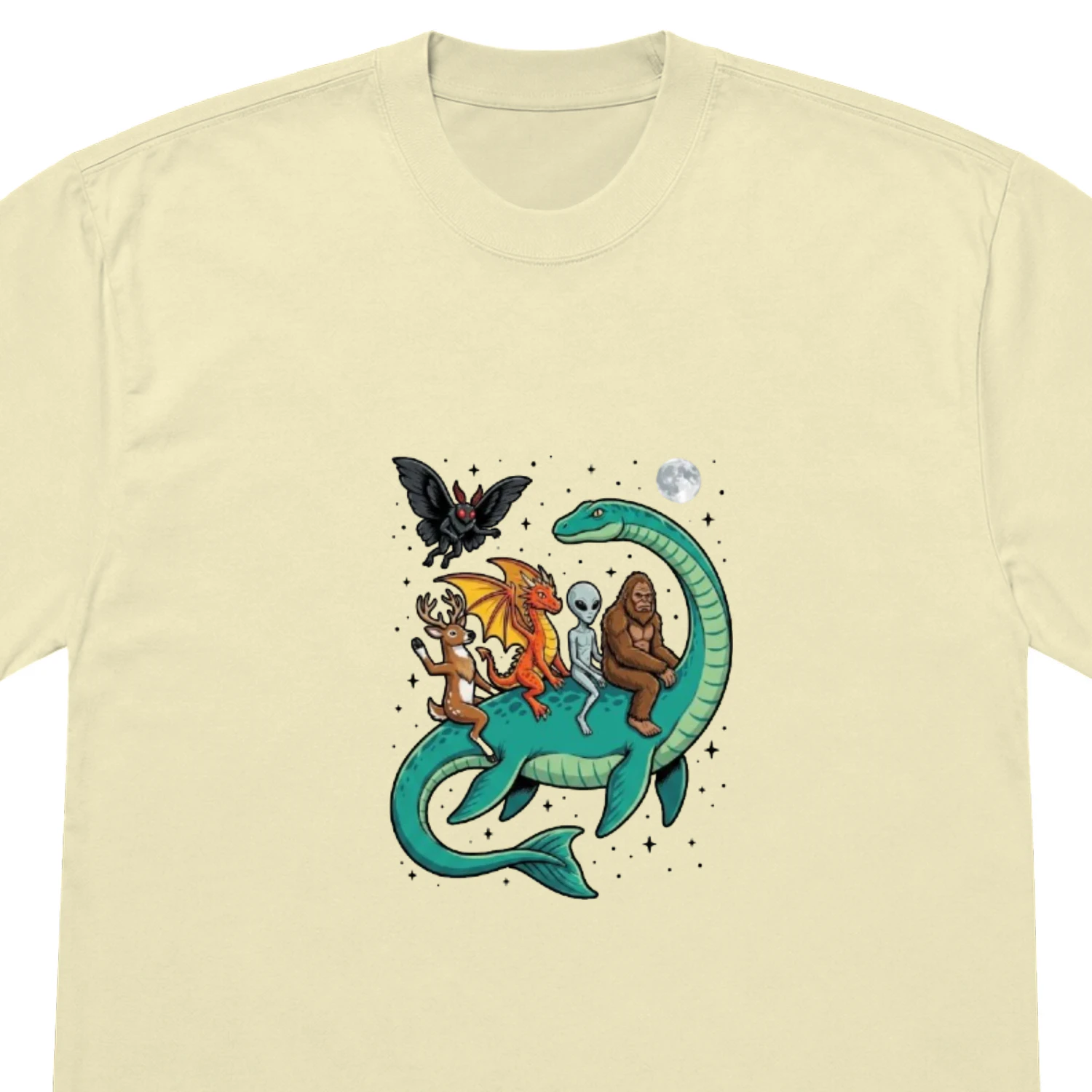 Cryptid Squad Vintage Graphic T-Shirt