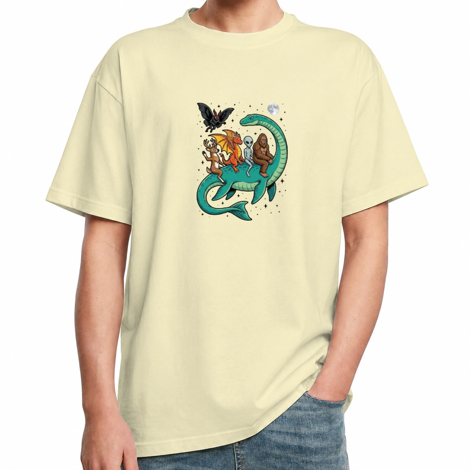 Cryptid Squad Vintage Graphic T-Shirt