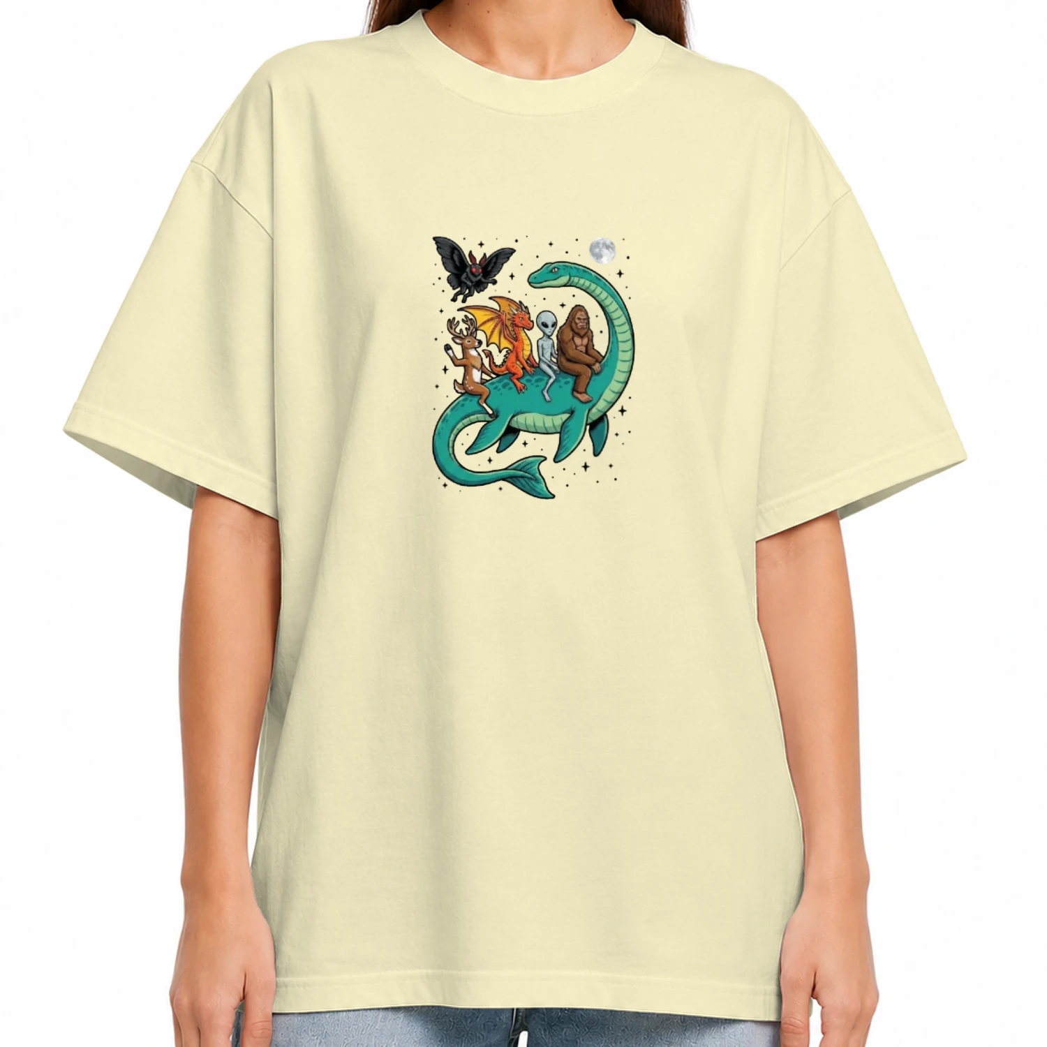 Cryptid Squad Vintage Graphic T-Shirt