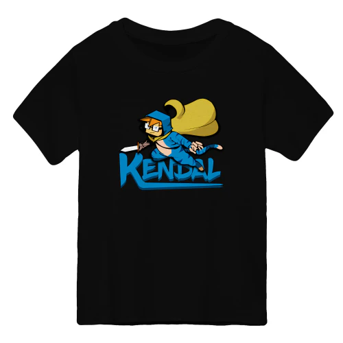 Kendal Merch - Eroe con Spada e Cappa Gialla Cartoon