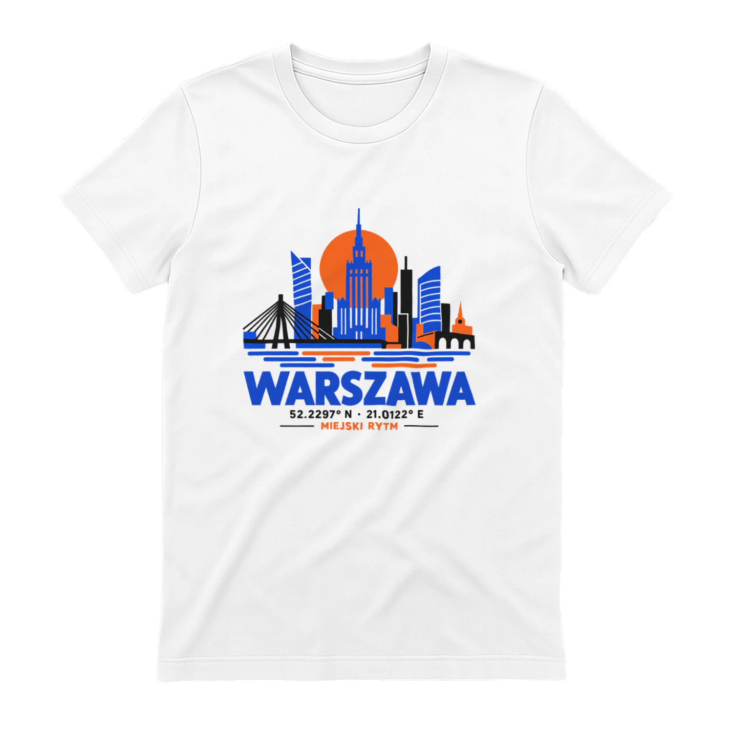 Koszulka Warszawa — Miejski Rytm