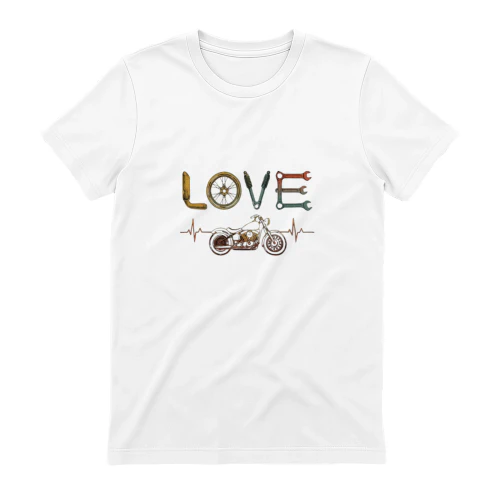 LOVE Motorcycle Lifeline Retro