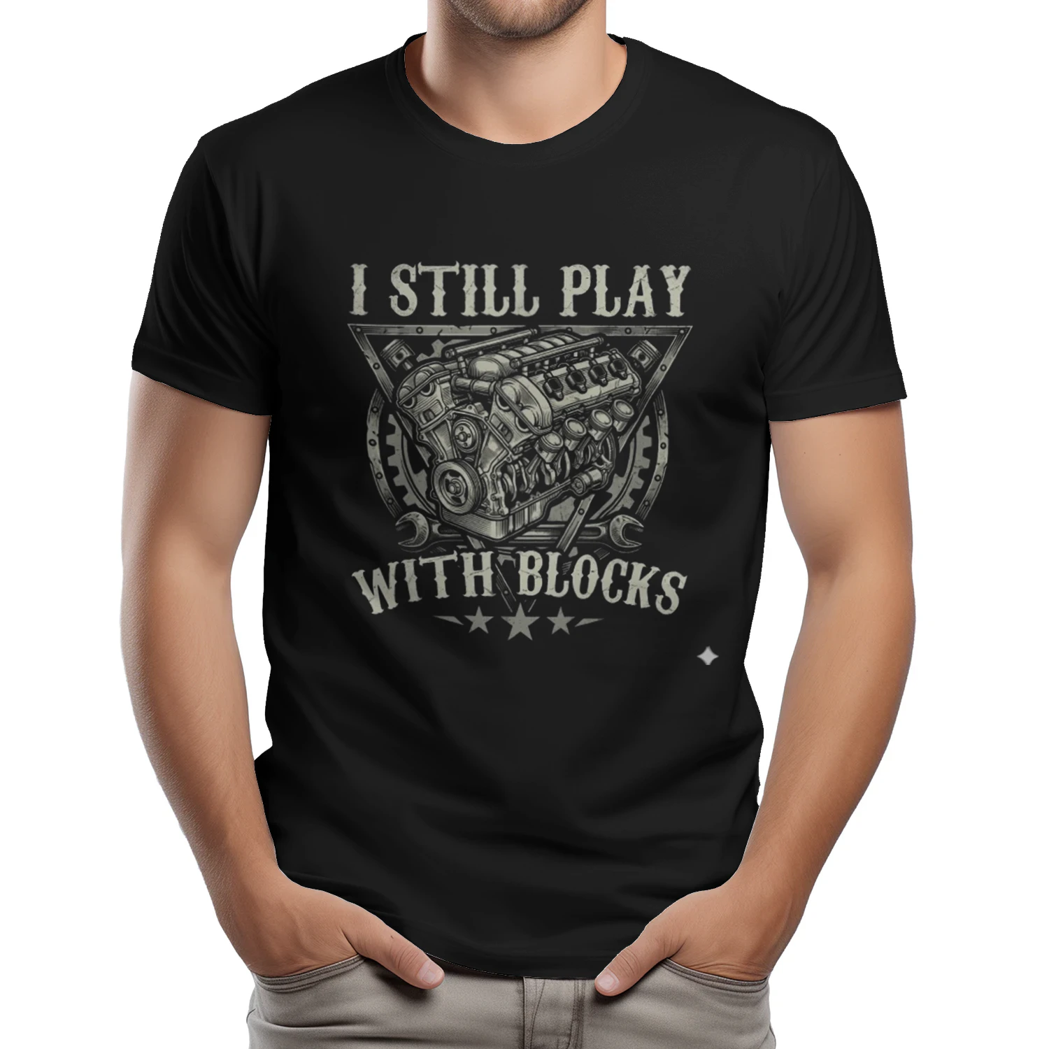 I Still Play With Blocks – Funny Mechanic Engine