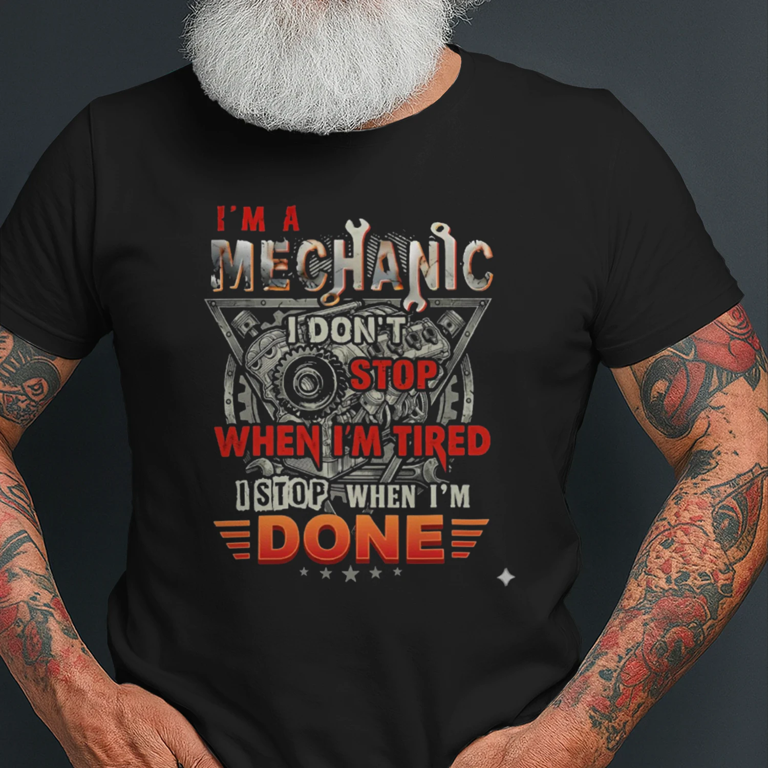 I’m a Mechanic – I Don’t Stop When I’m Tired Funny Mechanic
