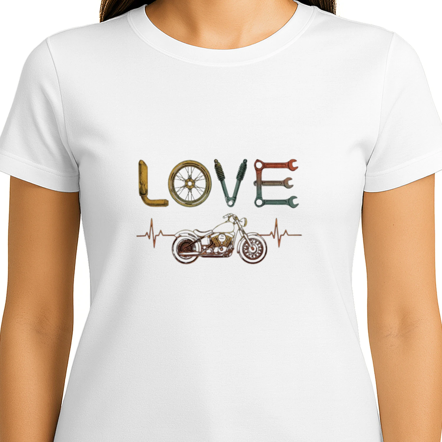 LOVE Motorcycle Lifeline Retro