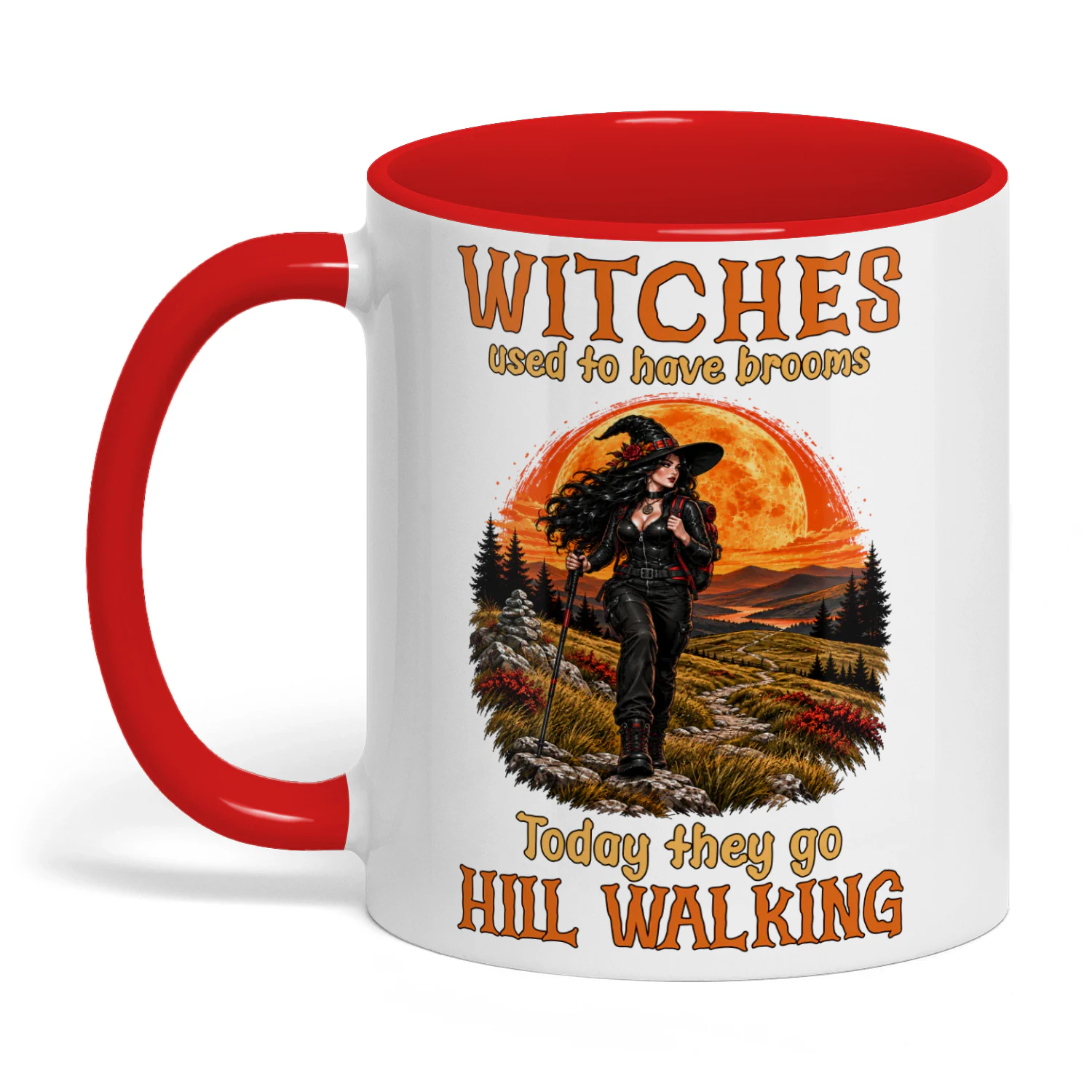 EN0169 - Witches used to have brooms Today they go hill walking