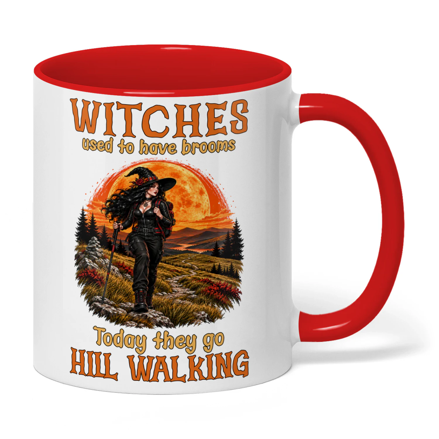 EN0169 - Witches used to have brooms Today they go hill walking