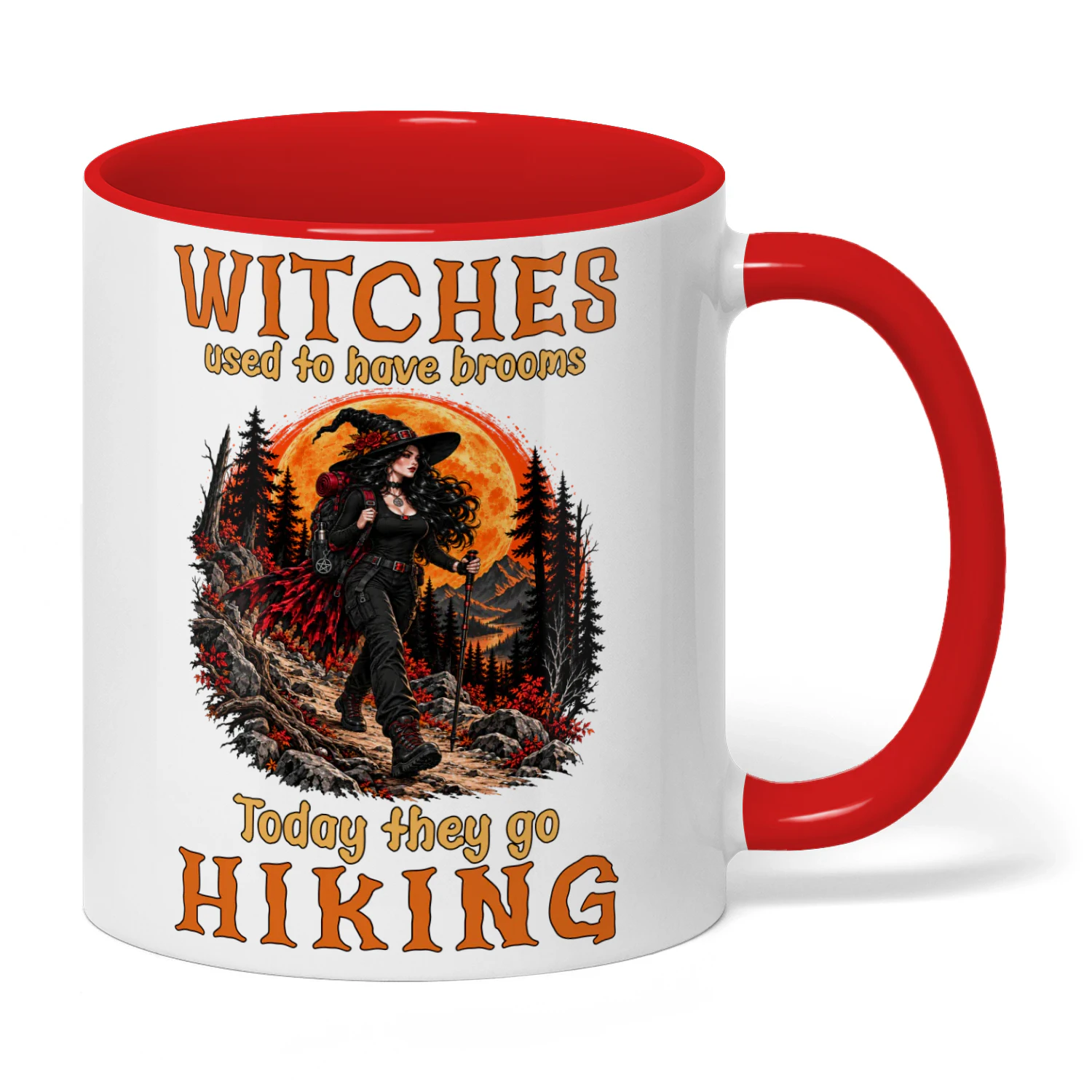 EN0168 - Witches used to have brooms Today they go hiking
