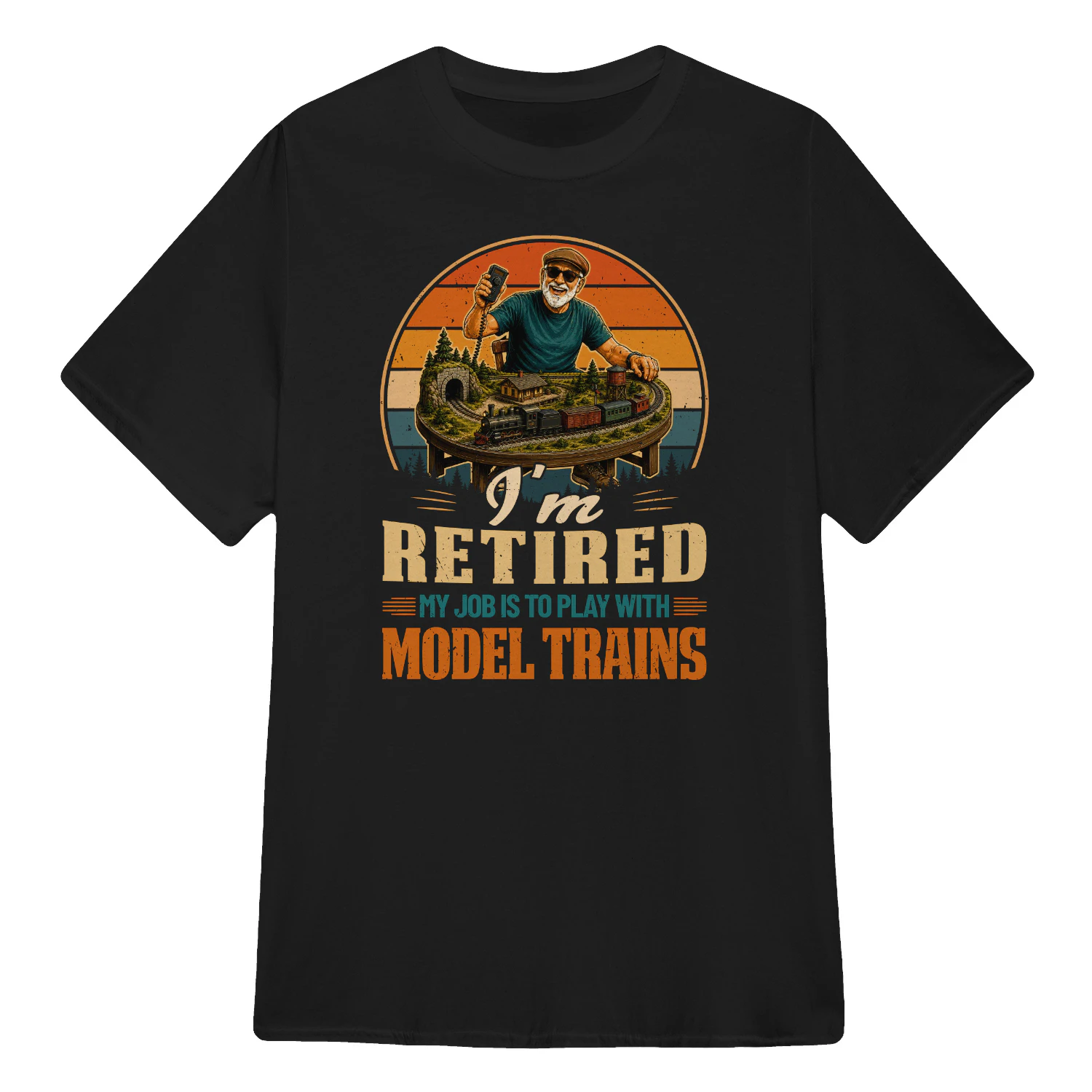 EN0038 - I'm retired my job is to play with model trains