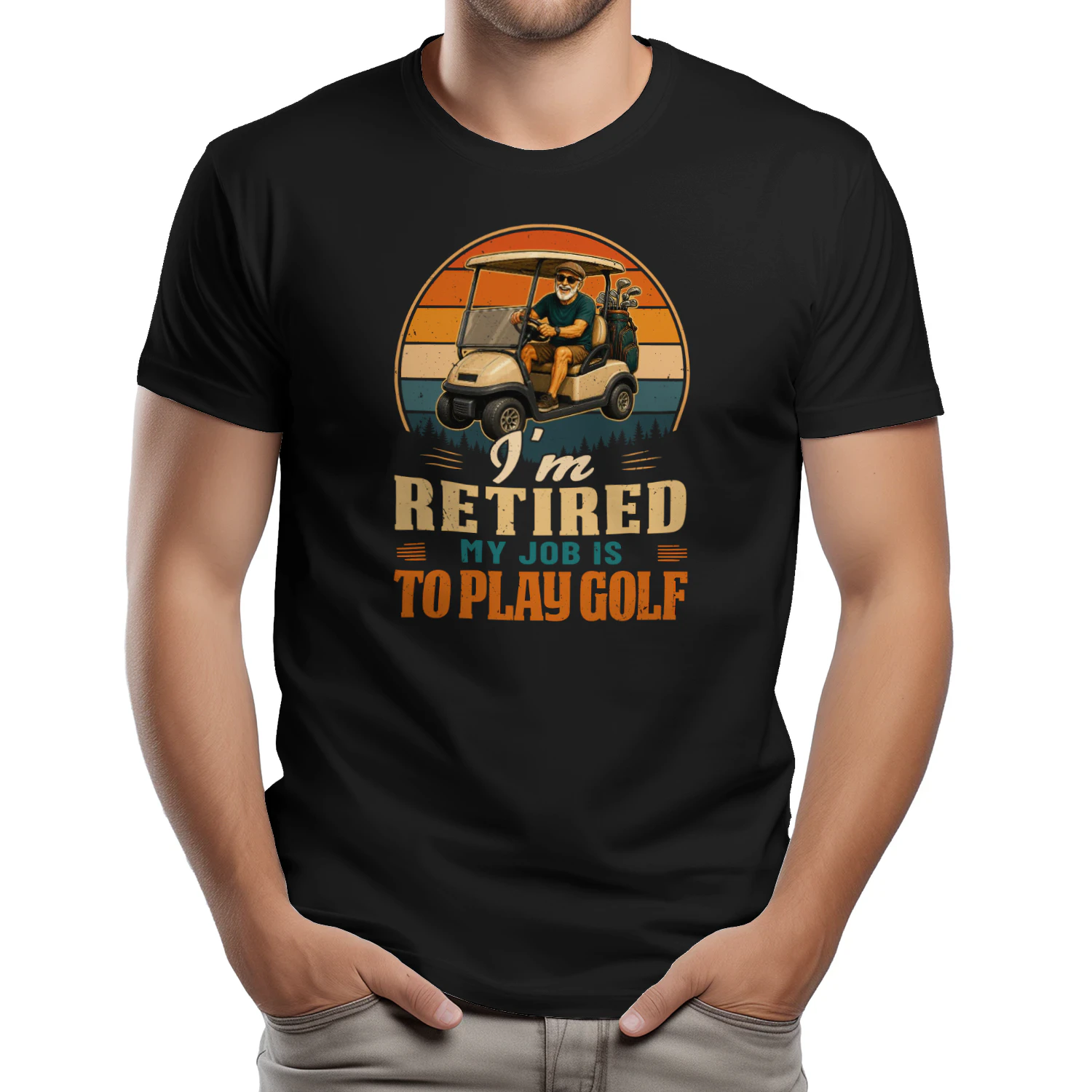 EN0028 - I'm retired My job is to play golf