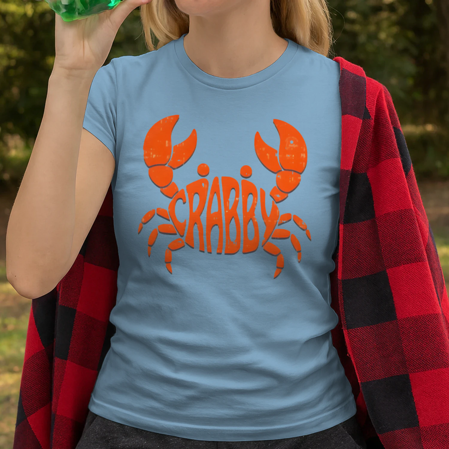 Crabby Crab Funny Unisex Cotton T-shirt