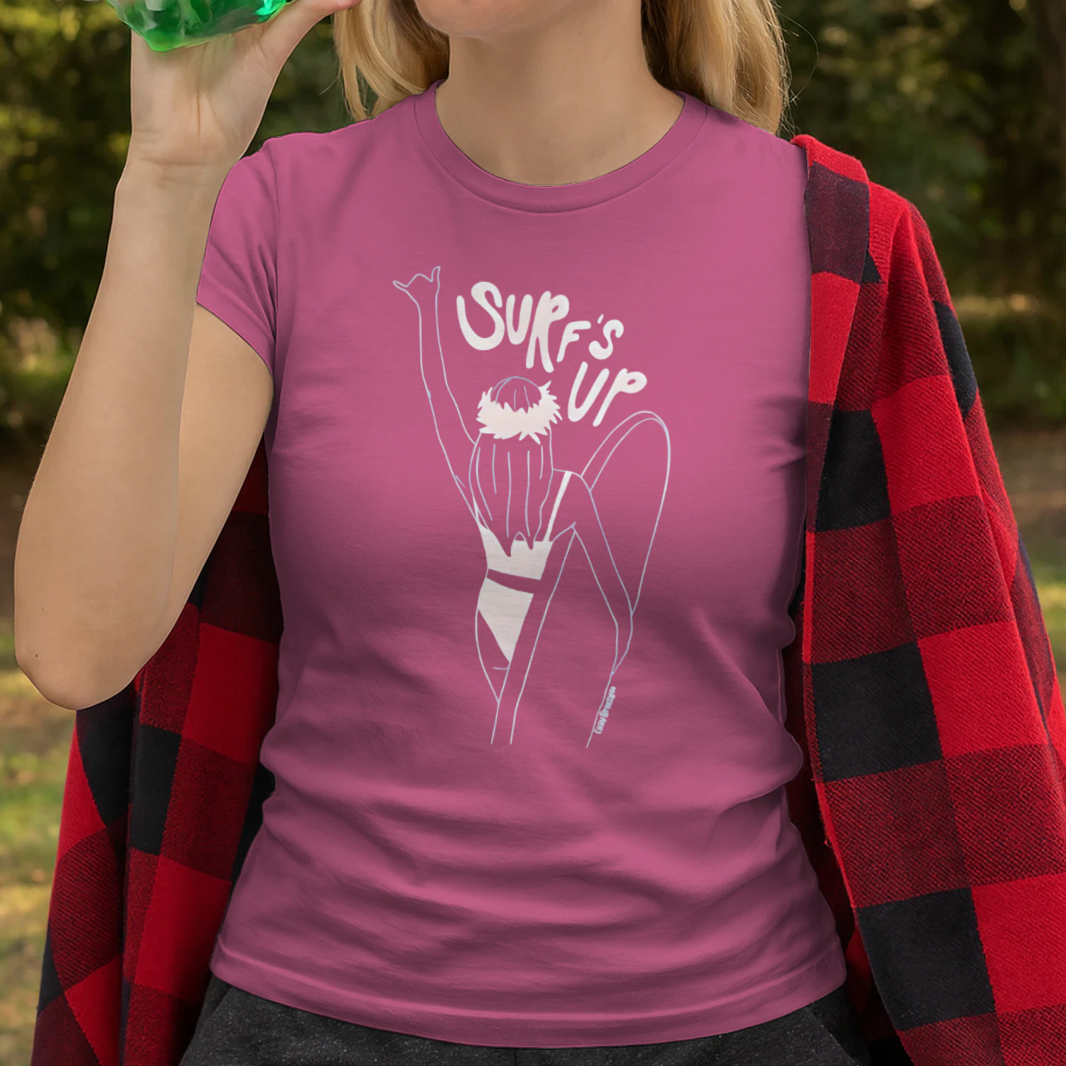 Surf's Up Unisex Cotton T-shirt