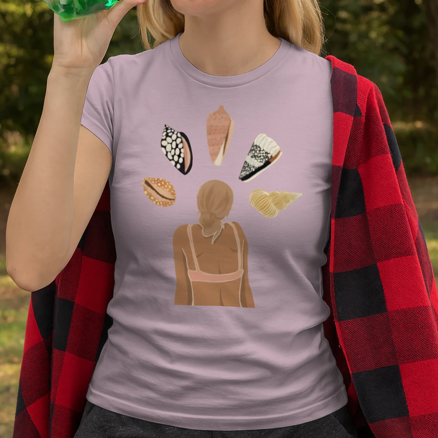Seashell Girl Collection Unisex Cotton T-shirt