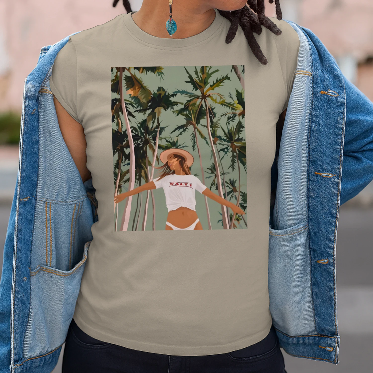 Salty Livin' Surf Unisex Cotton T-shirt