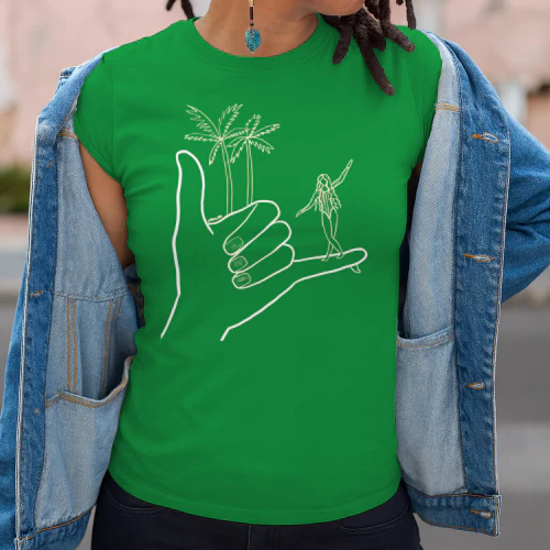 Shaka Hand Palm