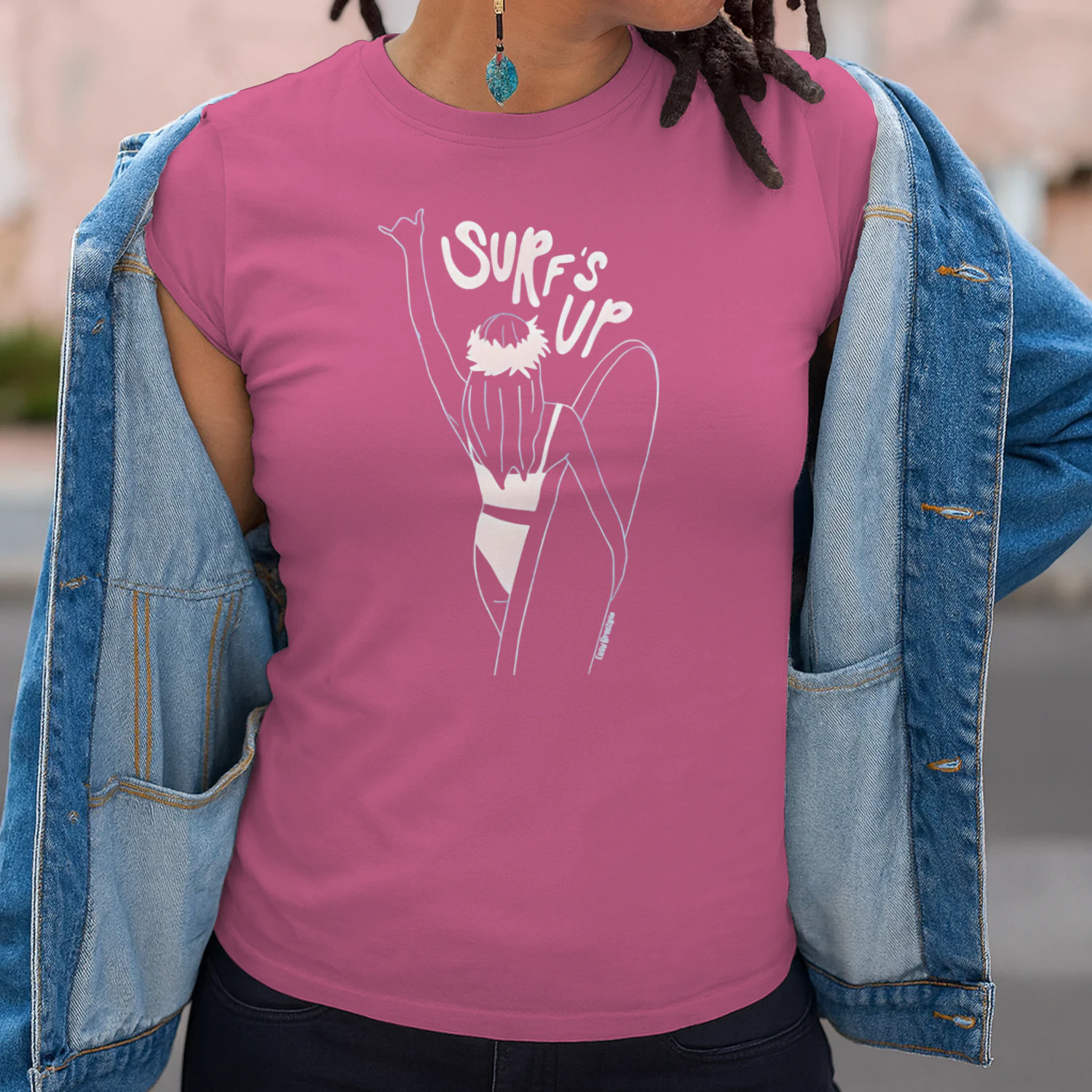 Surf's Up Unisex Cotton T-shirt
