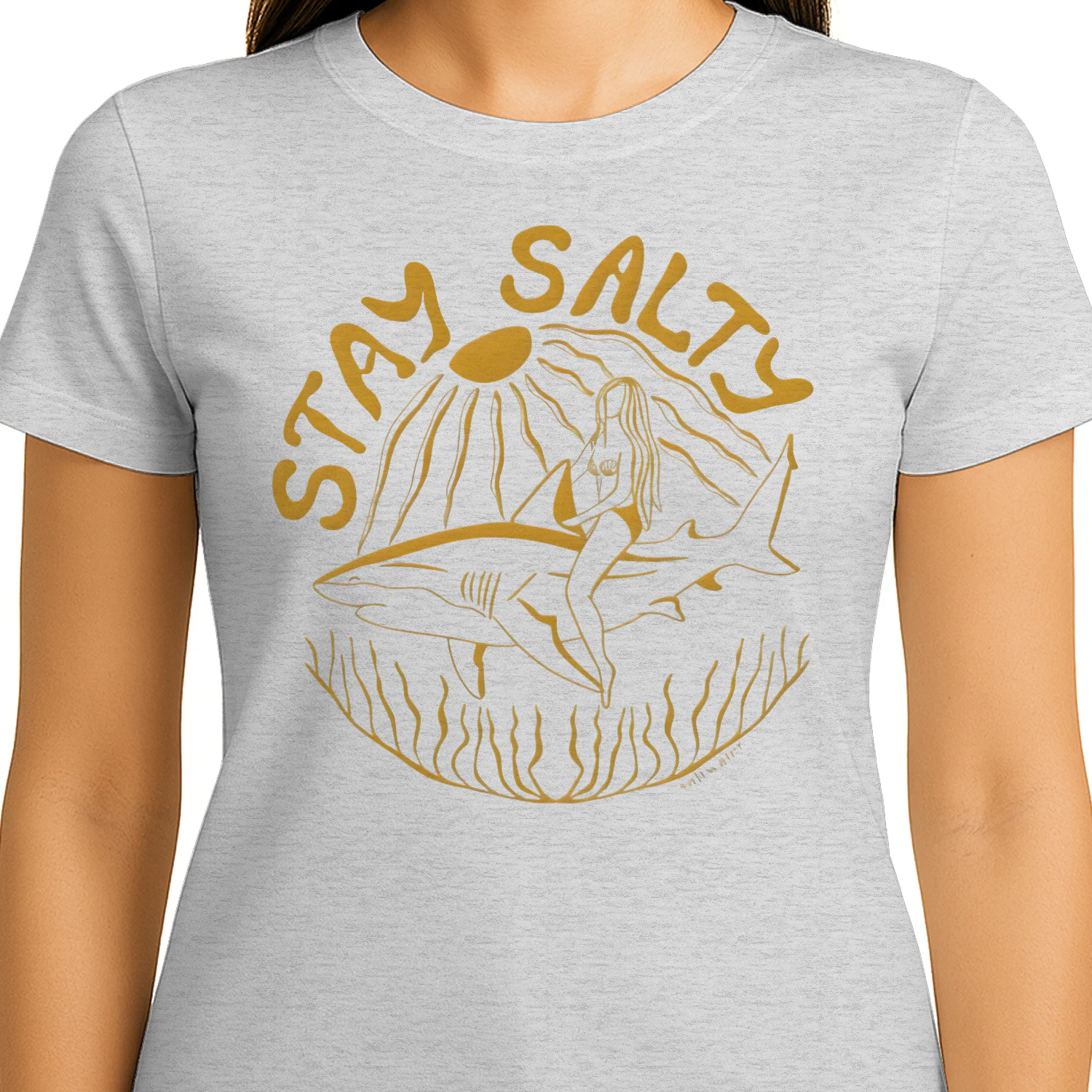 Stay Salty Vintage Surf Unisex Cotton T-shirt