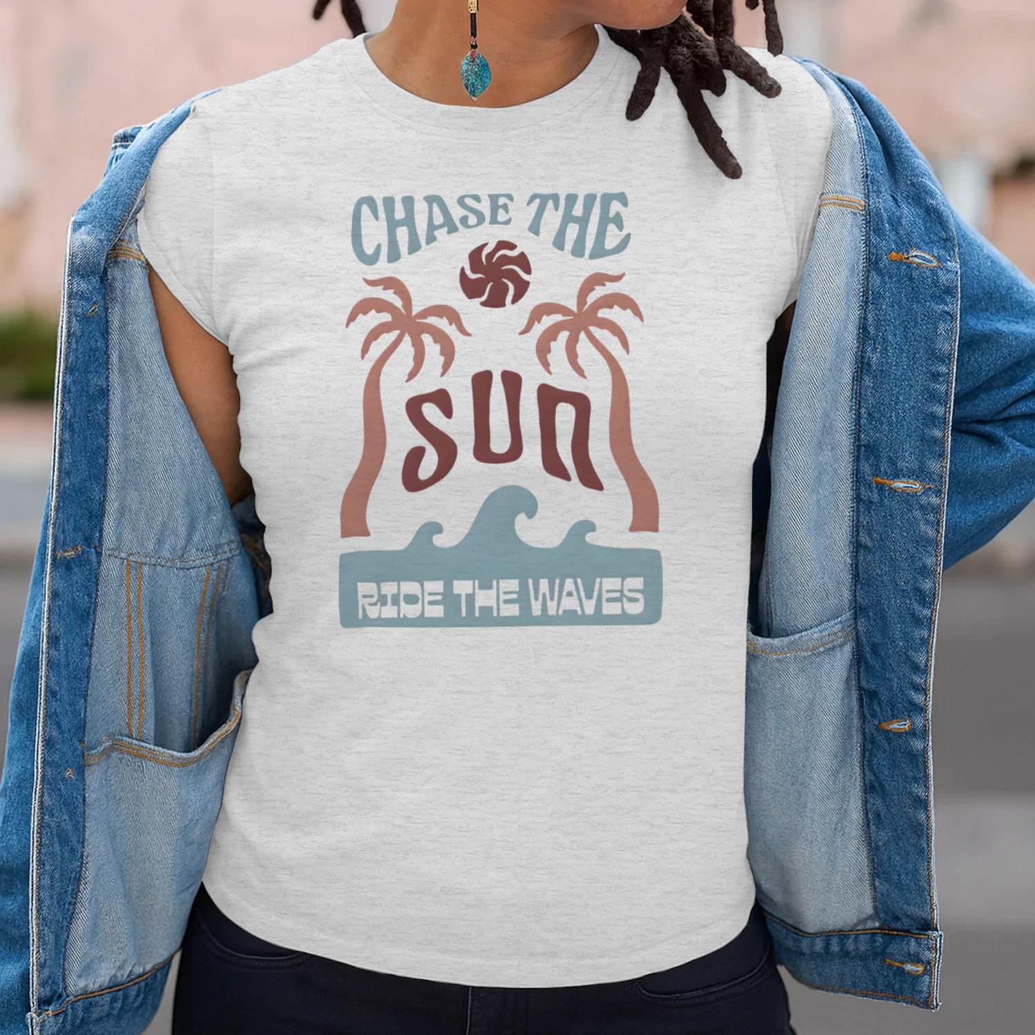 Chase The Sun Unisex Cotton T-shirt