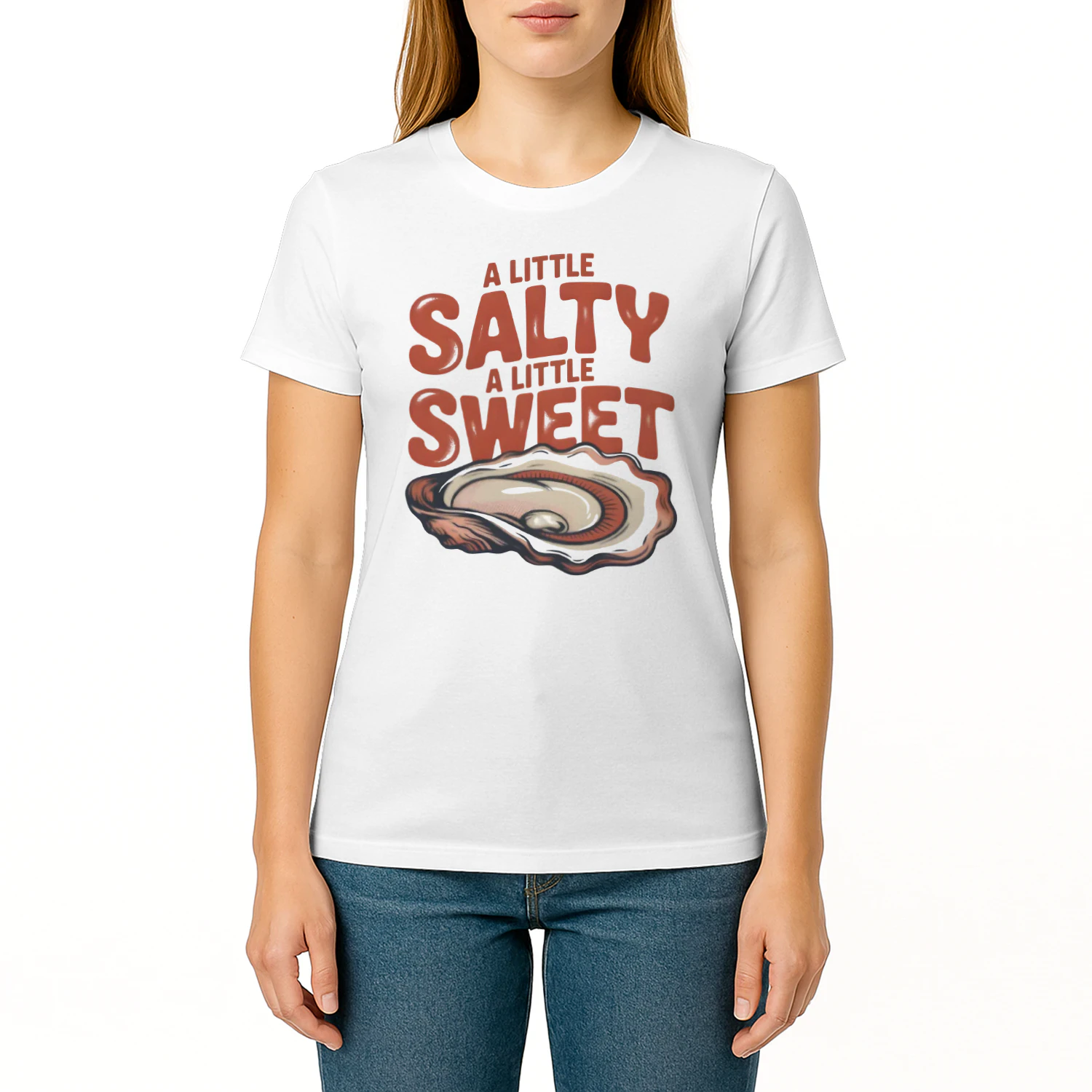 A Little Salty A Little Sweet Unisex Cotton T-shirt