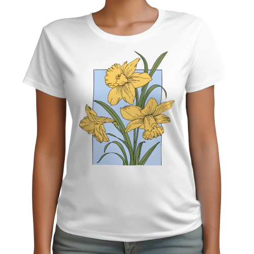 Vintage Daffodil Botanical Tee