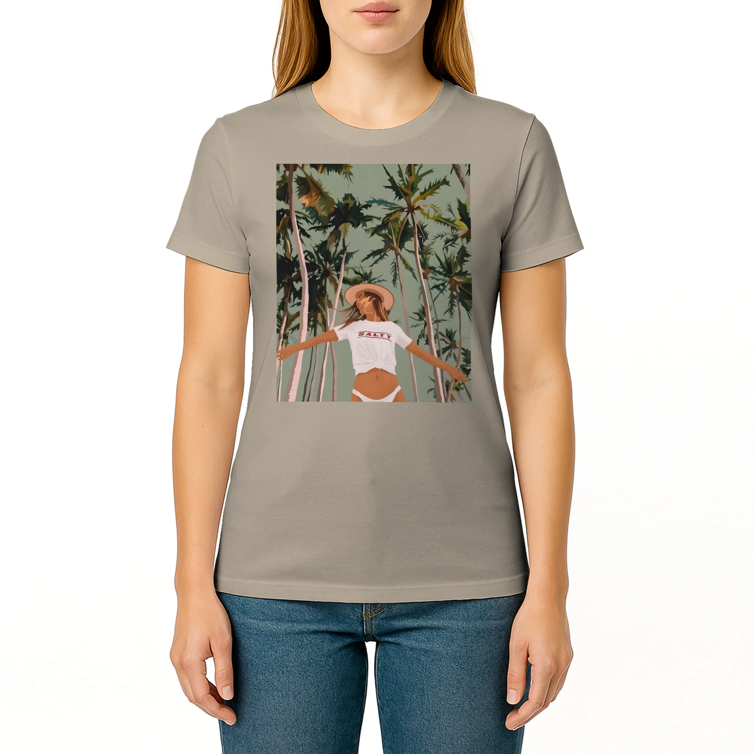 Salty Livin' Surf Unisex Cotton T-shirt
