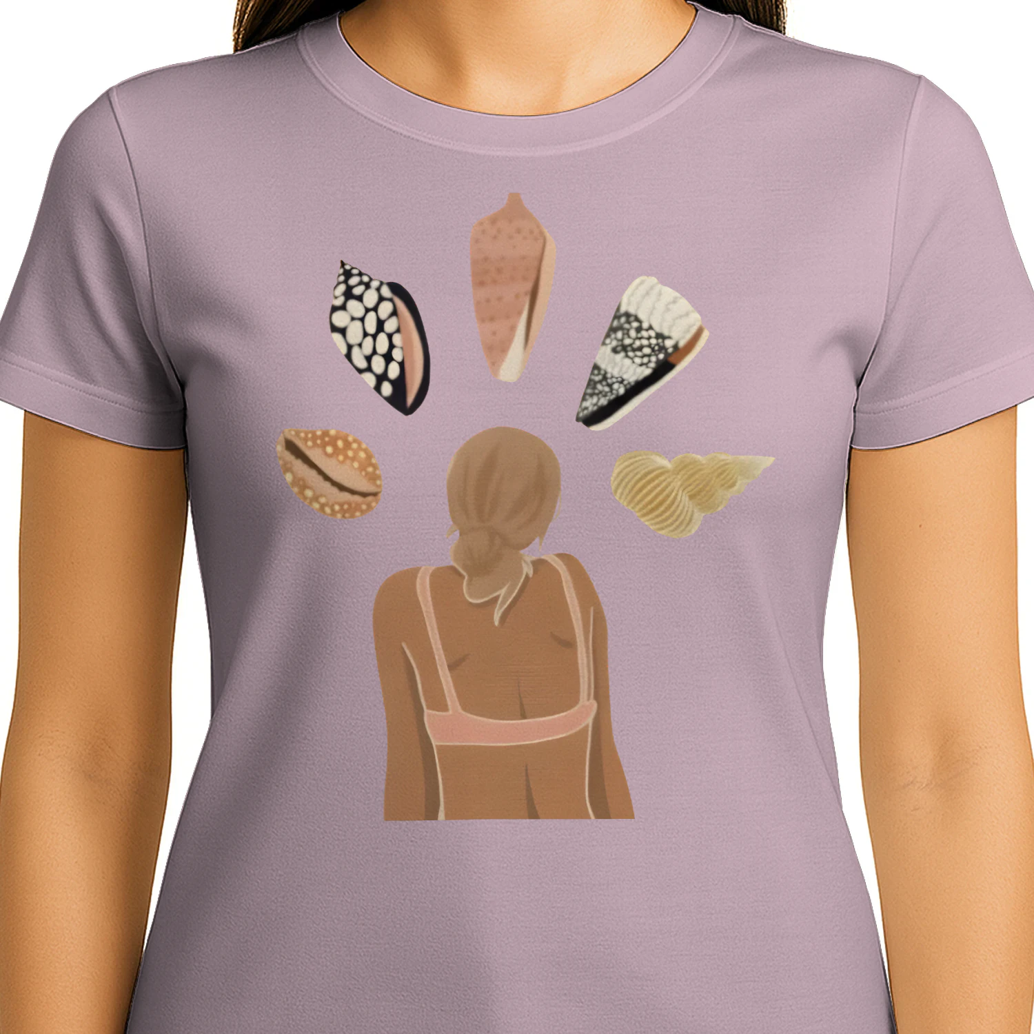 Seashell Girl Collection Unisex Cotton T-shirt