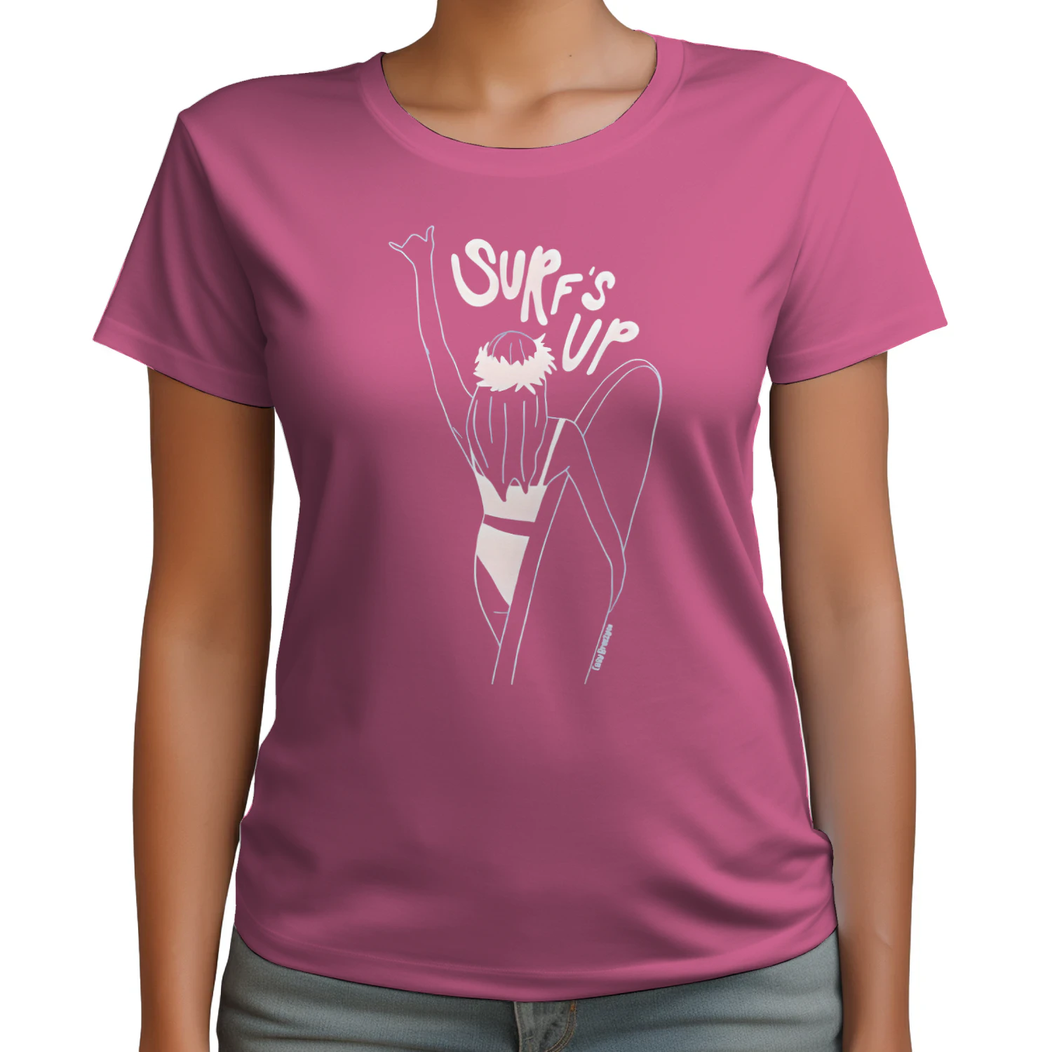 Surf's Up Unisex Cotton T-shirt