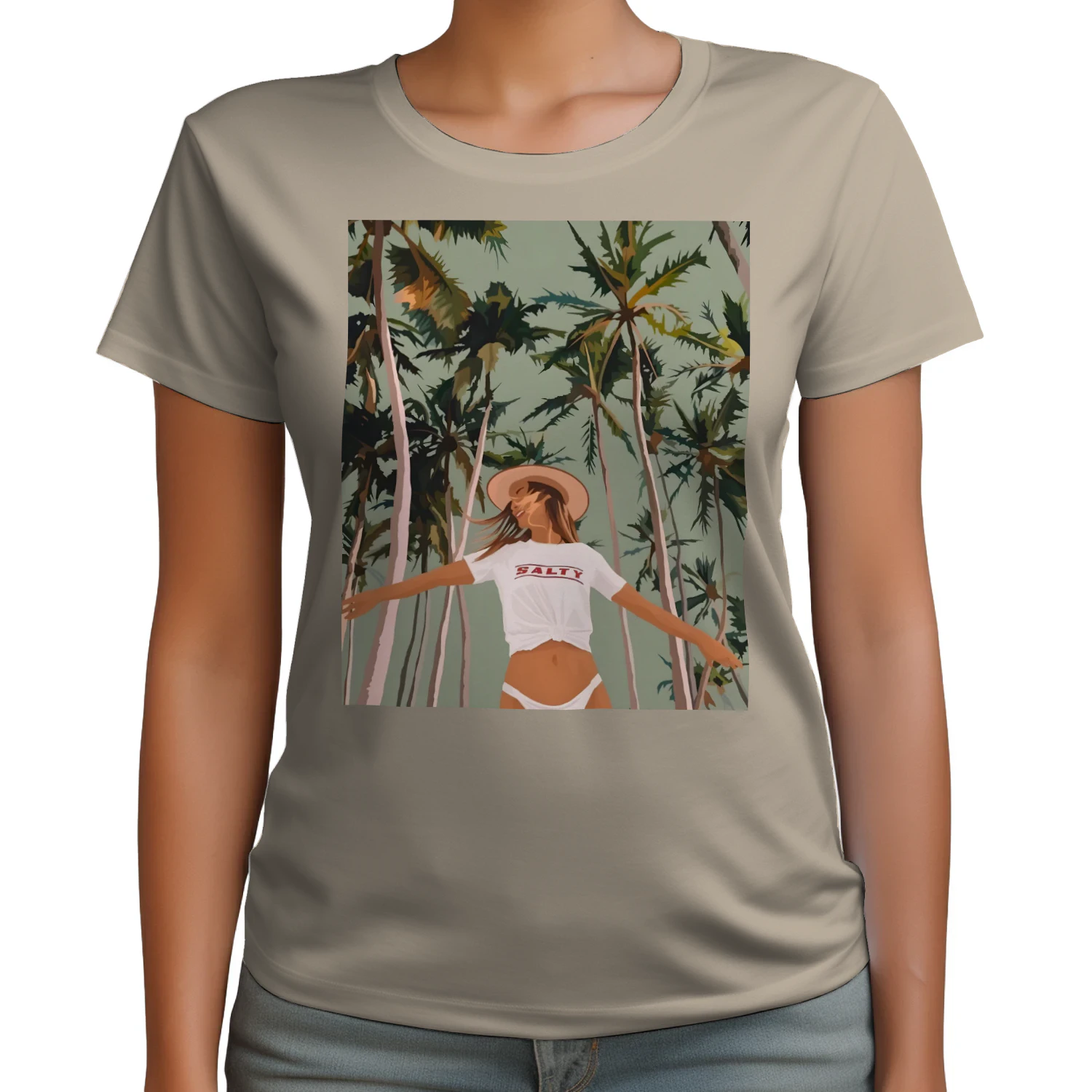 Salty Livin' Surf Unisex Cotton T-shirt