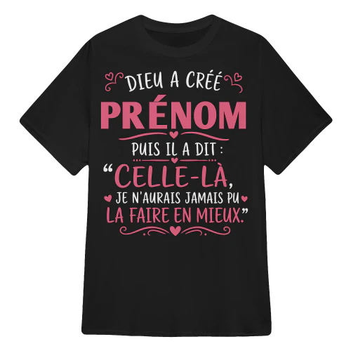 CELLE-LÀ, JE N’AURAIS JAMAIS PU LA FAIRE EN MIEUX.
