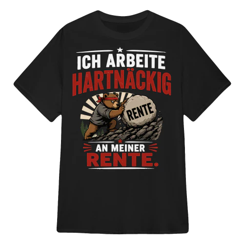 ICH ARBEITE HARTNÄCKIG.