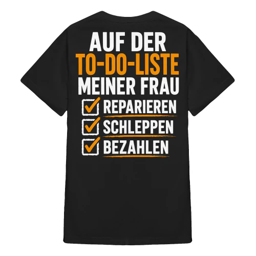 AUF DER TO-DO-LISTE MEINER FRAU