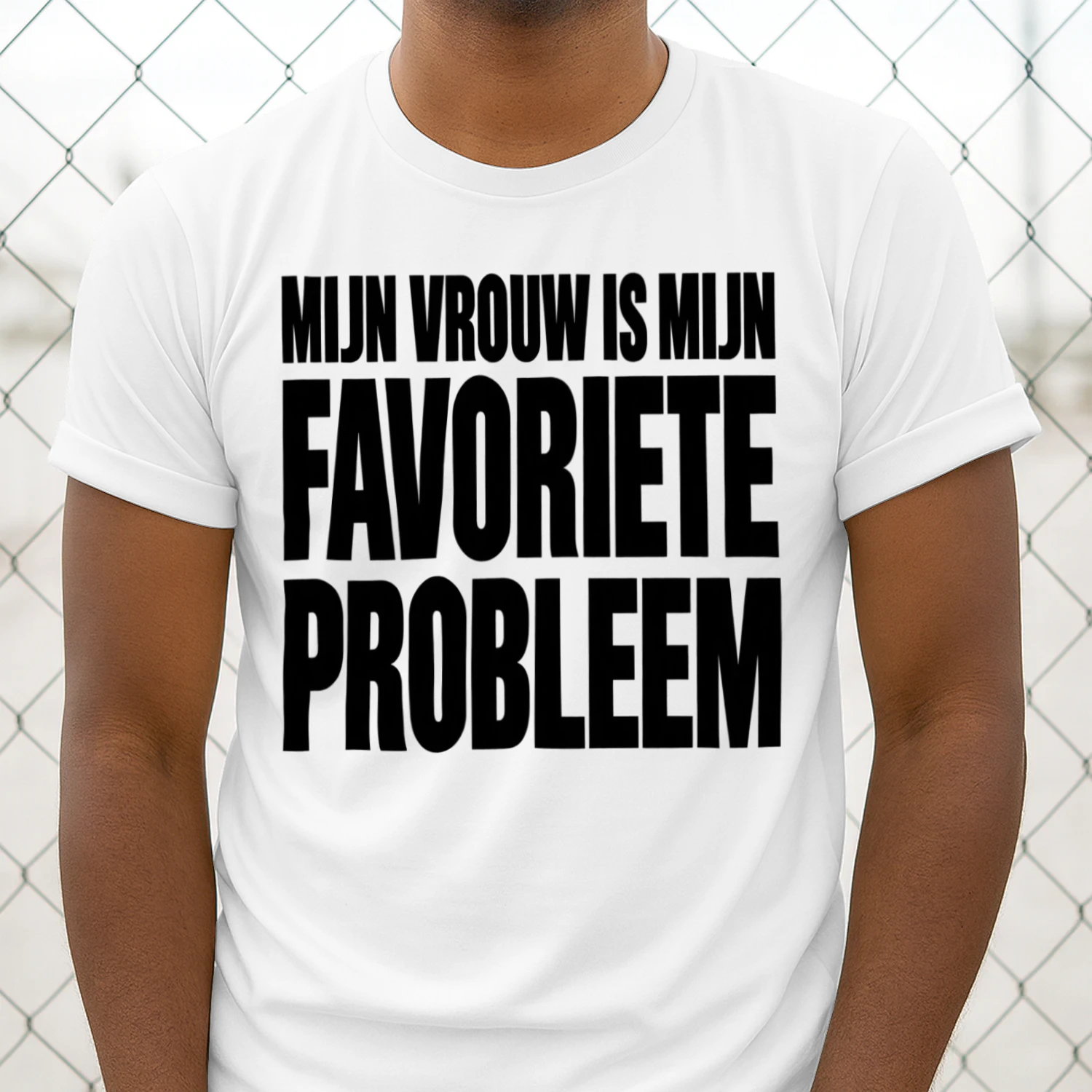 Mijn Vrouw Is Mijn Favoriete Probleem – T-shirt Design