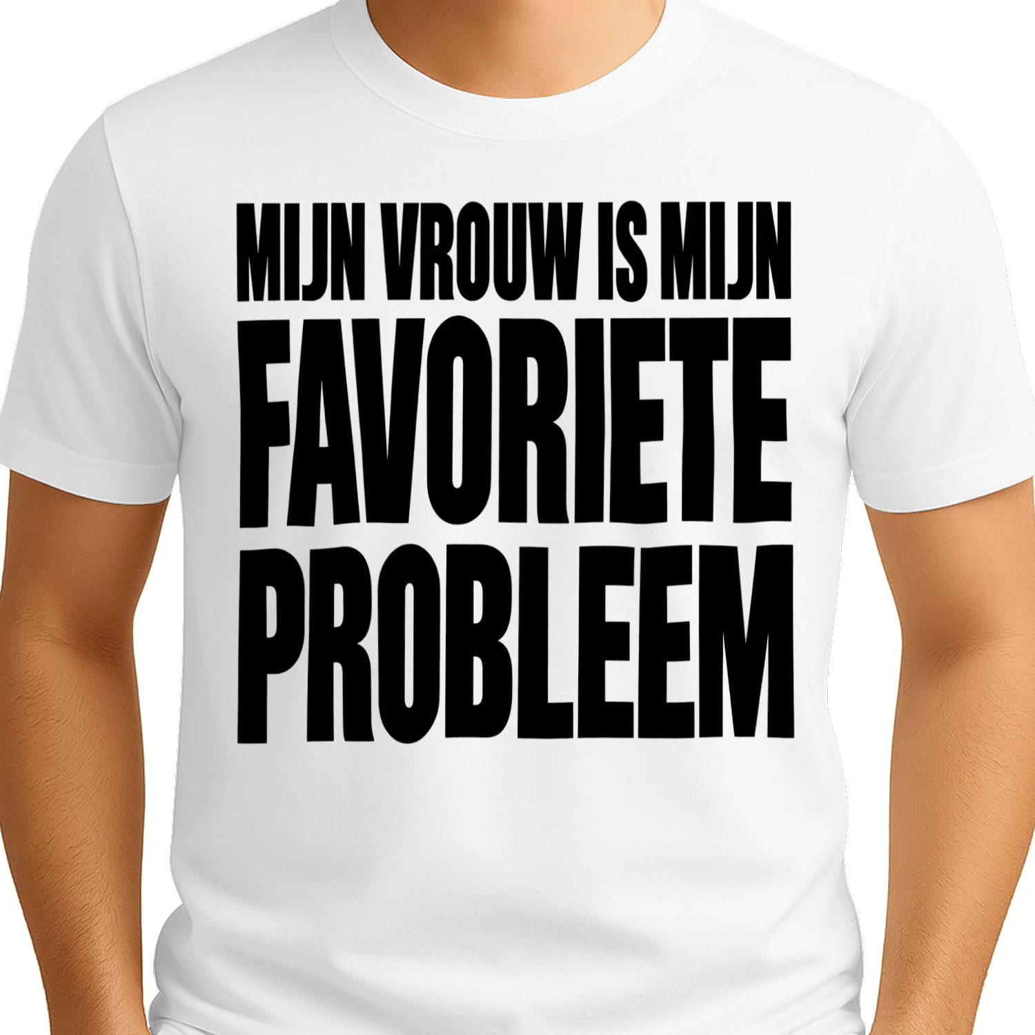 Mijn Vrouw Is Mijn Favoriete Probleem – T-shirt Design