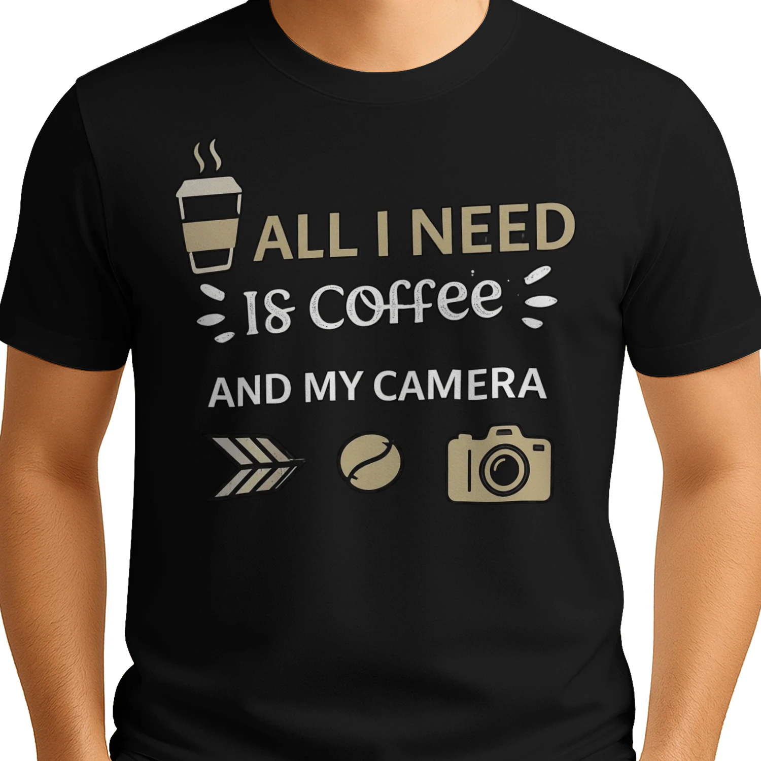 All I Need Is Coffee And My Camera – Photographer T-Shirt